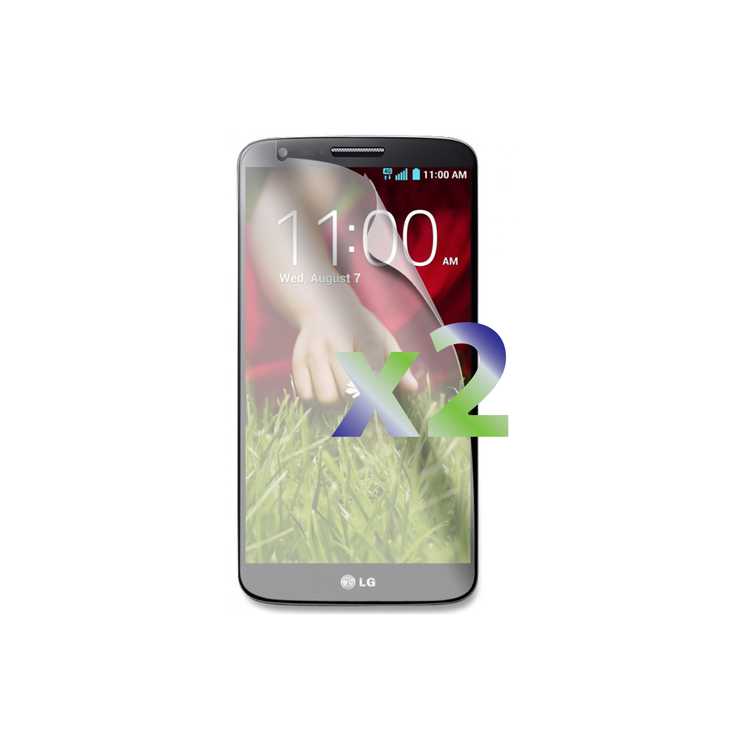 Exian Screen Protector Case for LG G2 - Anti-Glare