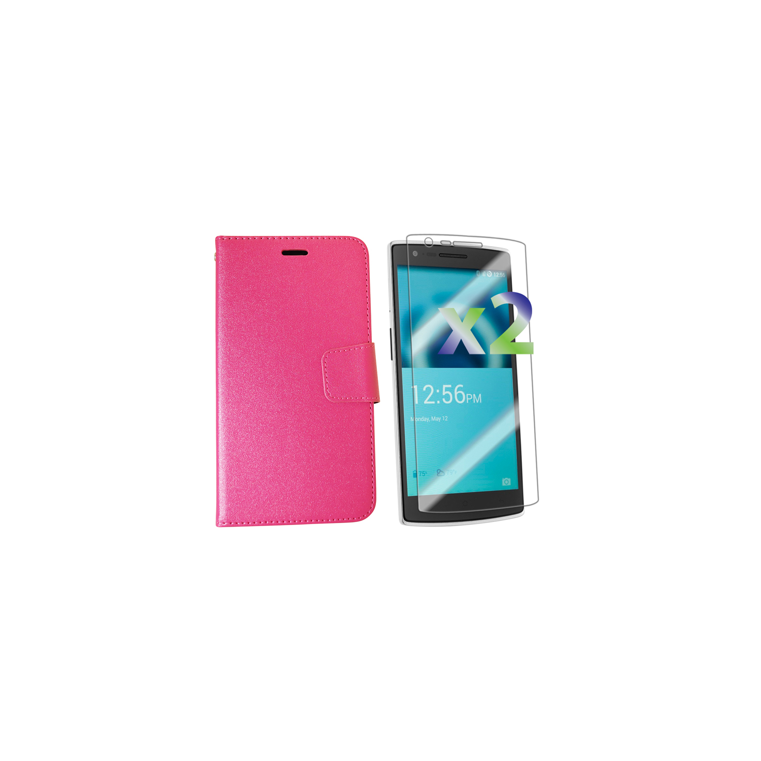 Exian Fitted Soft Shell Case - Hot Pink