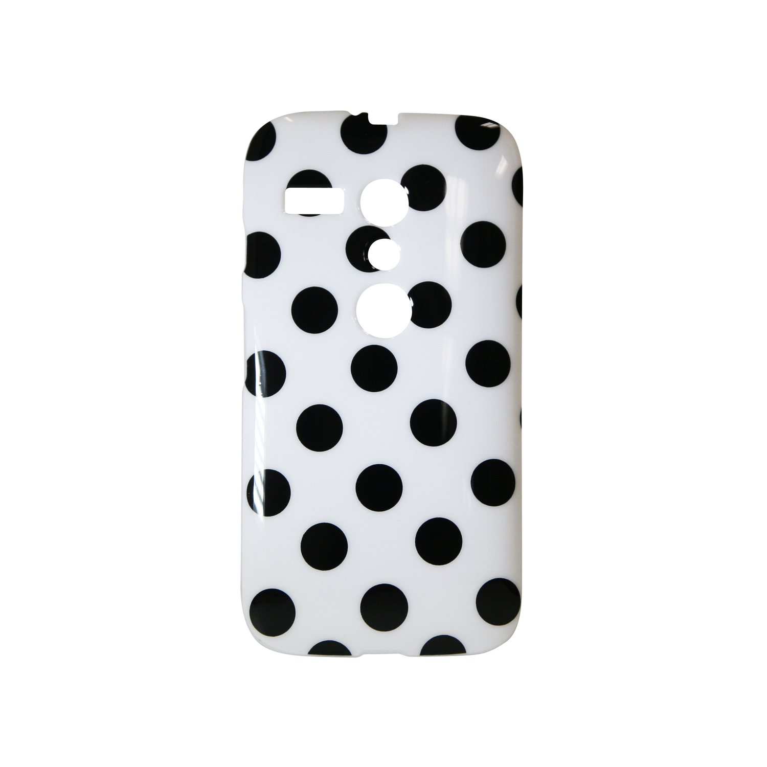 Étui souple ajusté d’Exian pour G de Motorola - Blanc