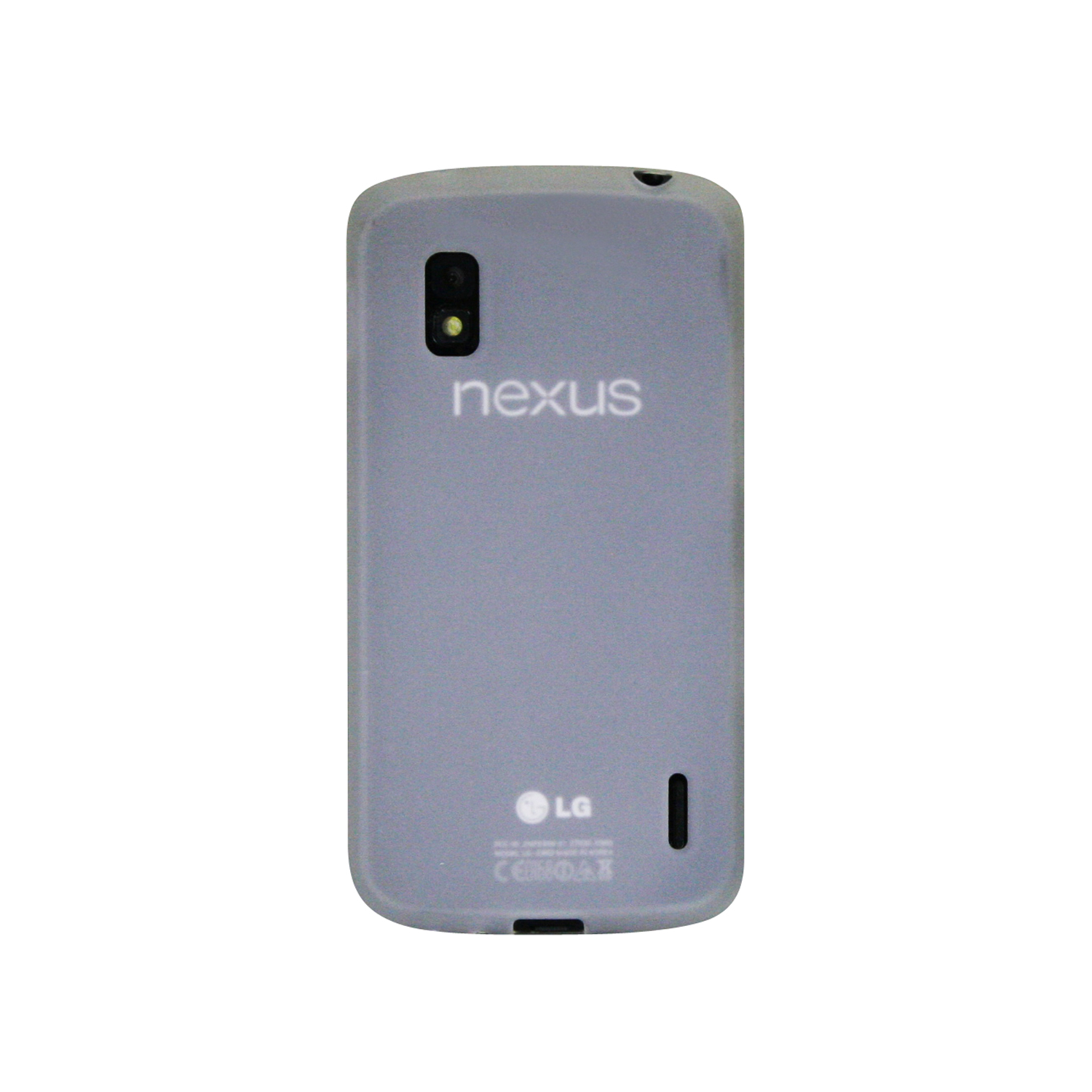 Exian Fitted Soft Shell Case for LG Nexus 4;Nexus - Clear