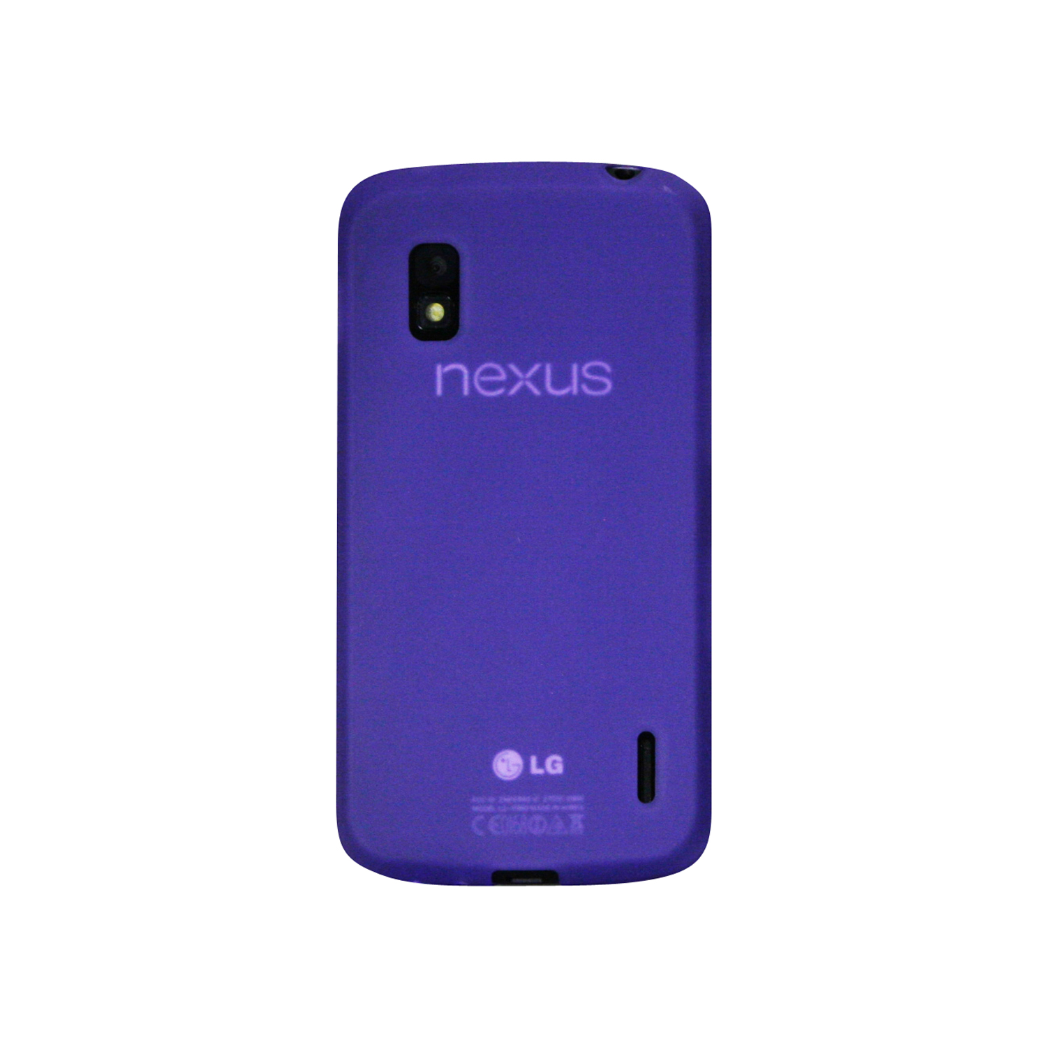 Exian Fitted Soft Shell Case for LG Nexus 4;Nexus - Purple