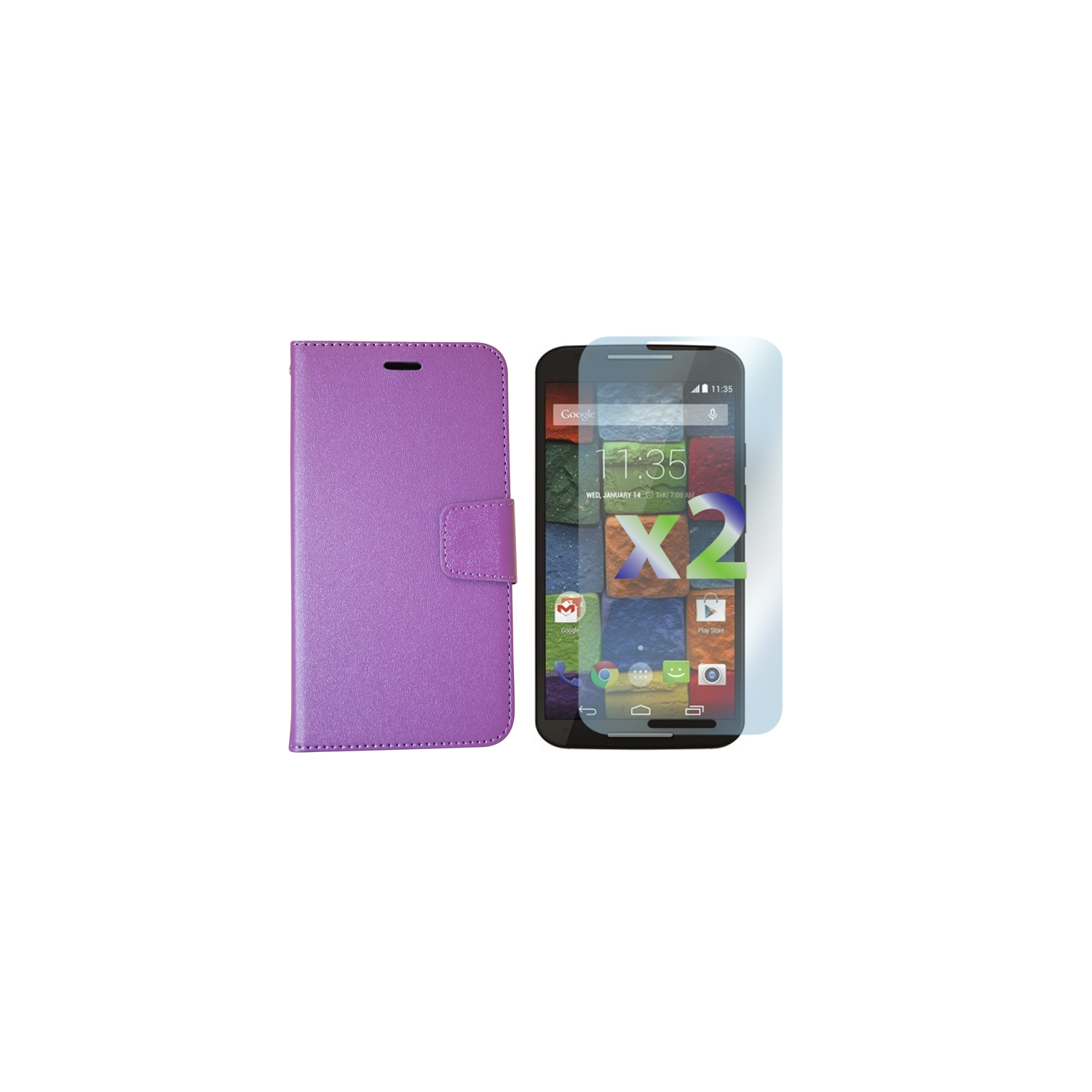 Exian Fitted Soft Shell Case - Purple