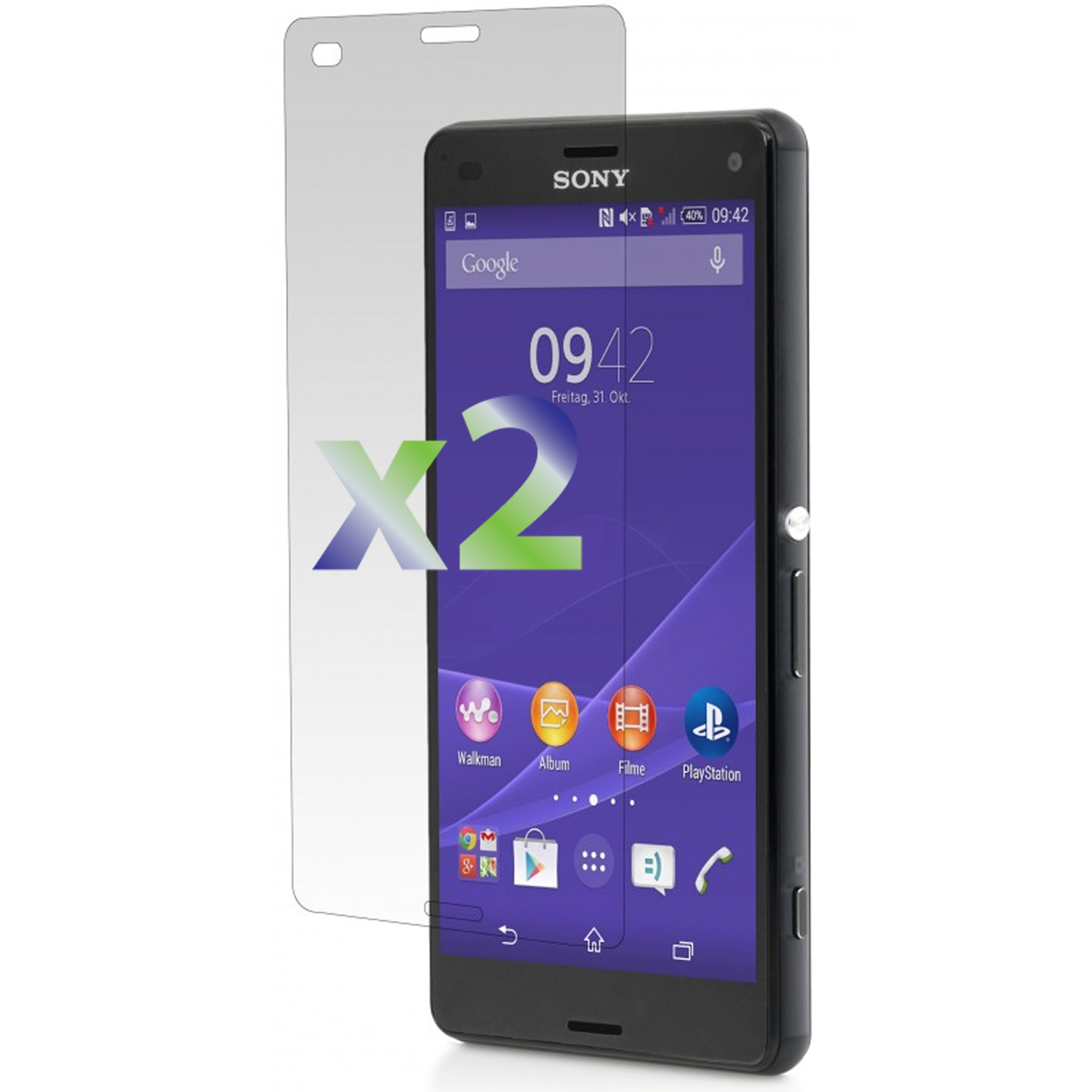Exian Screen Protector Case for Sony Xperia Z3 - Clear