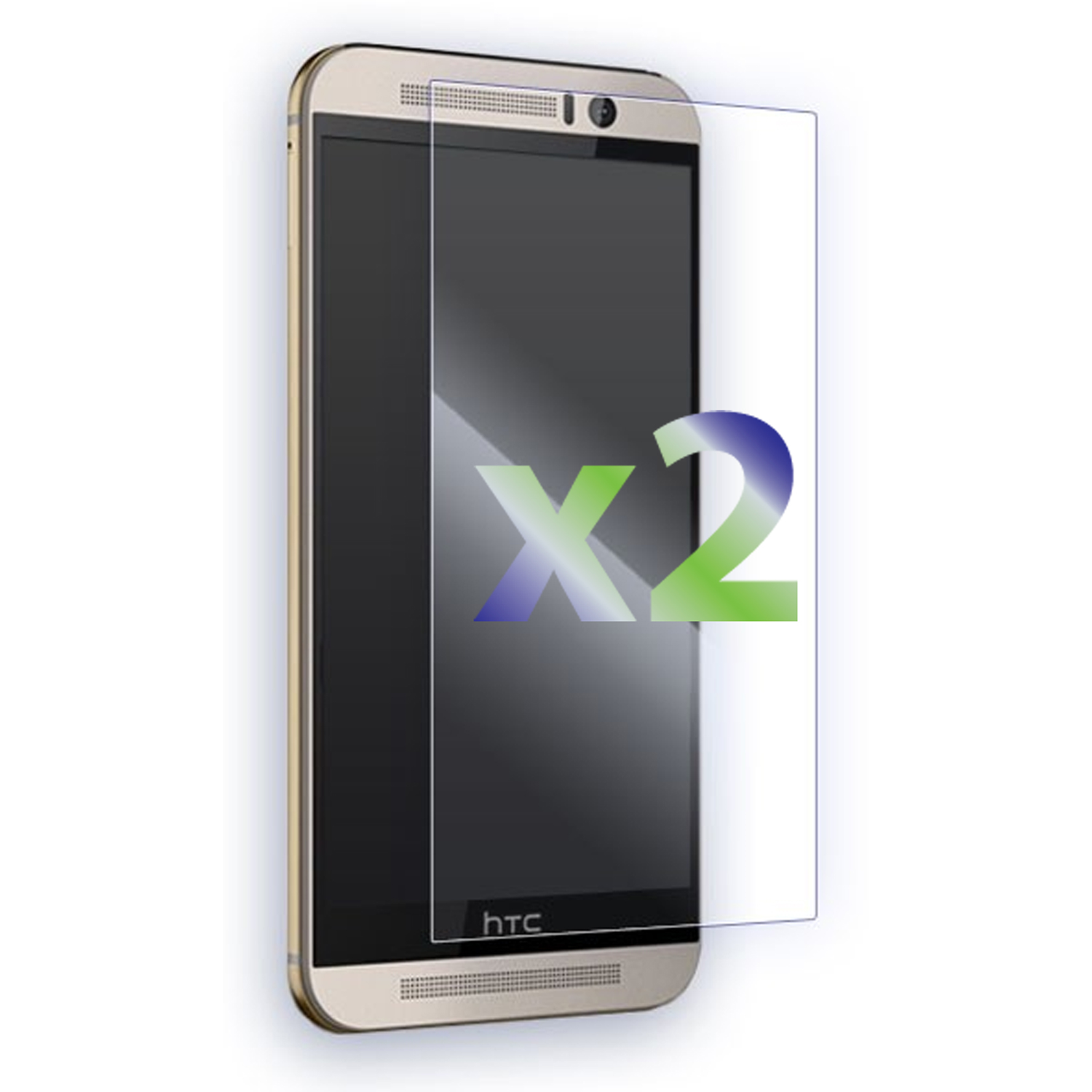 Exian Screen Protector Case for HTC One M9 - Clear