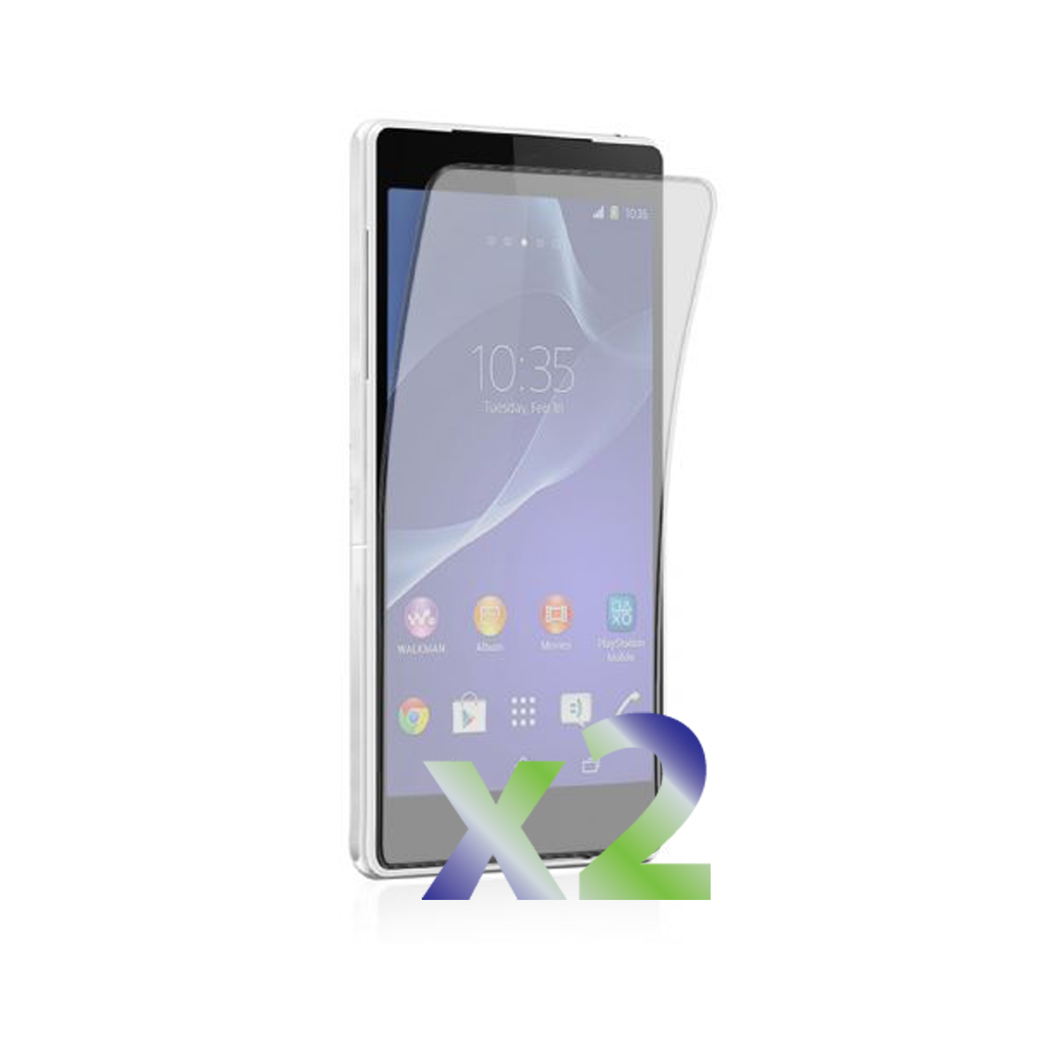 Exian Sony Xperia Z2 Screen Protectors X 2 Clear