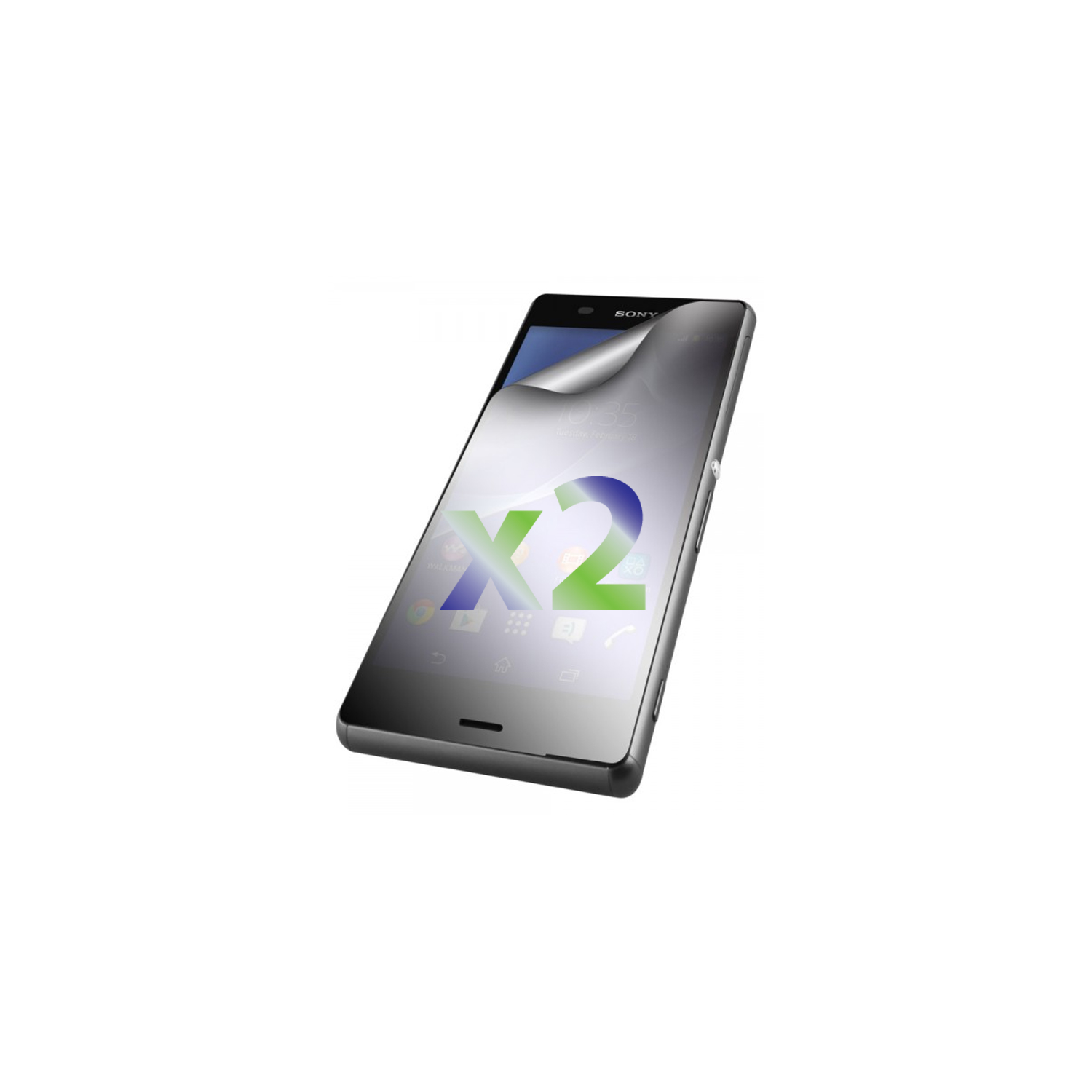 Exian Sony Xperia Z3 Screen Protectors X 2 Anti-Glare