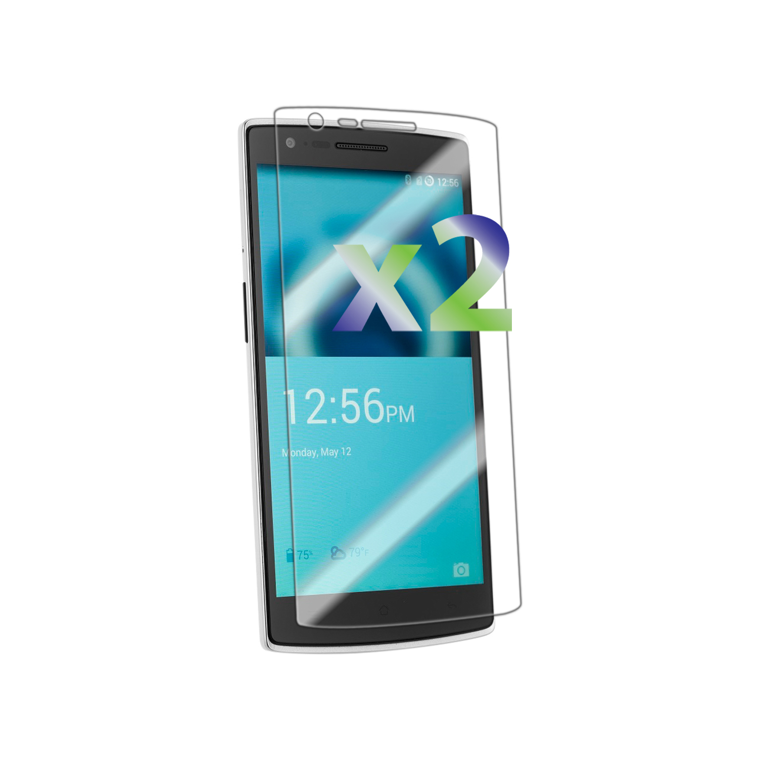 Exian OnePlus 1 Screen Protectors X 2 Anti-Glare