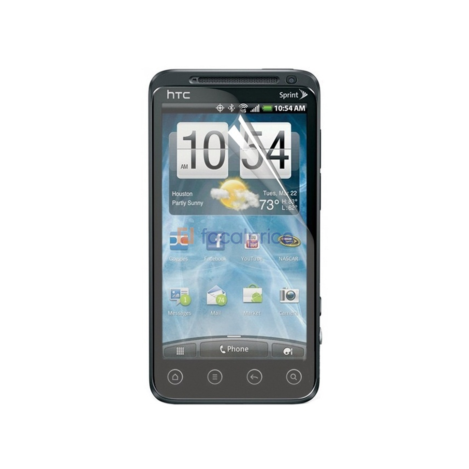 Exian HTC Evo 3D Screen Protectors X 2 Clear