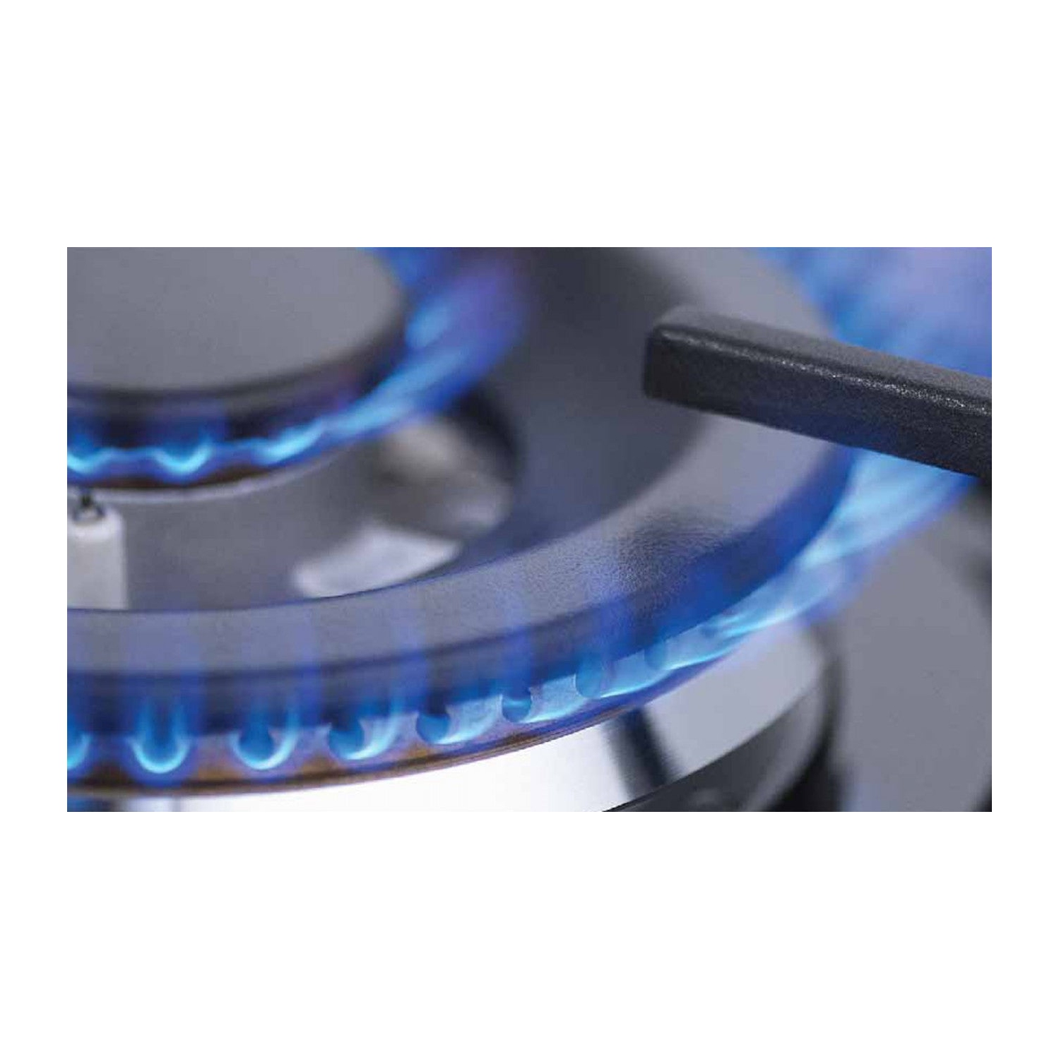 Surface de cuisson au gaz à 4 brûleurs de 24 po d'Ancona en acier inoxydable