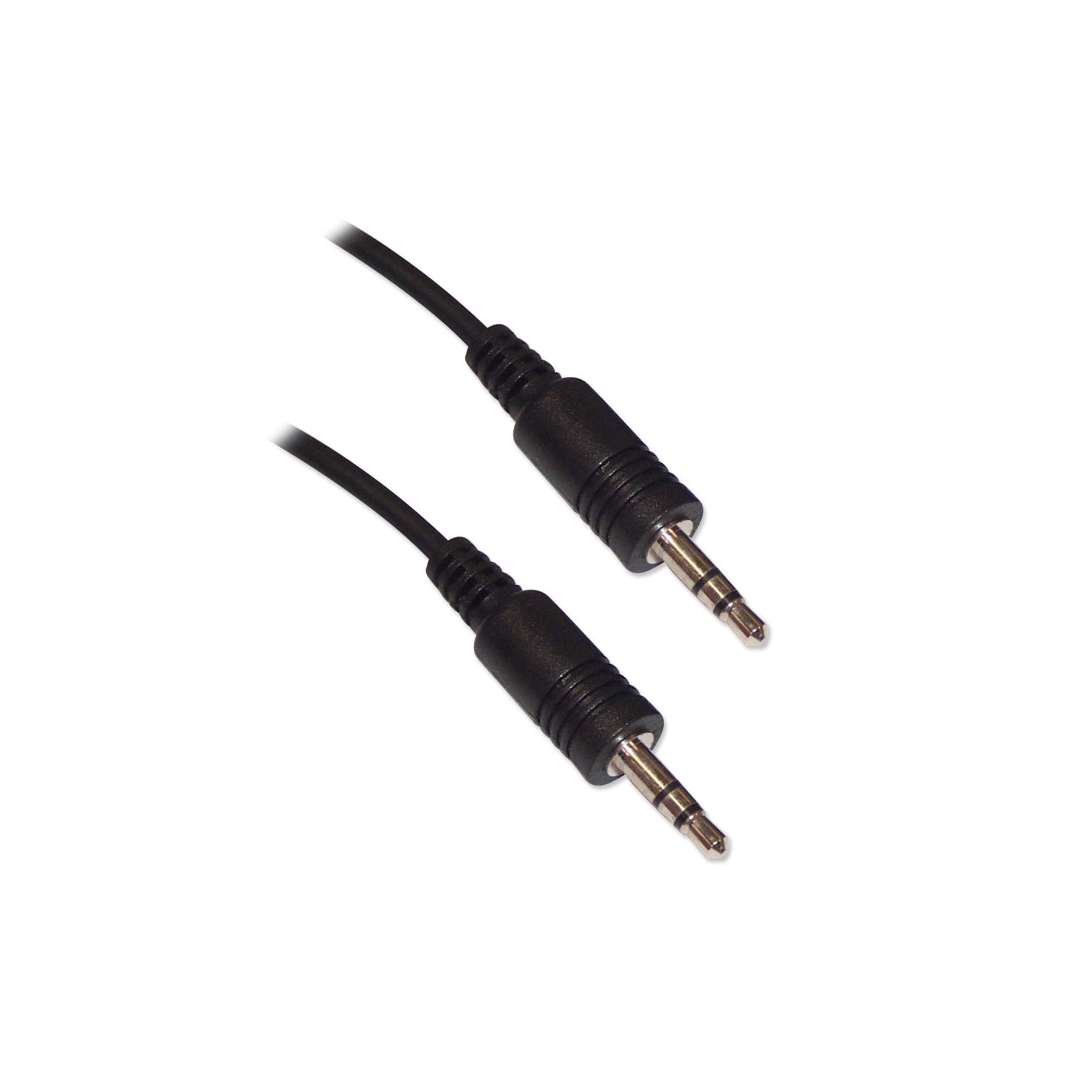 BlueDiamond 3.5mm Headphone 6ft Cable M/M Durable, Tangle-Free, High-Quality Audio, Black