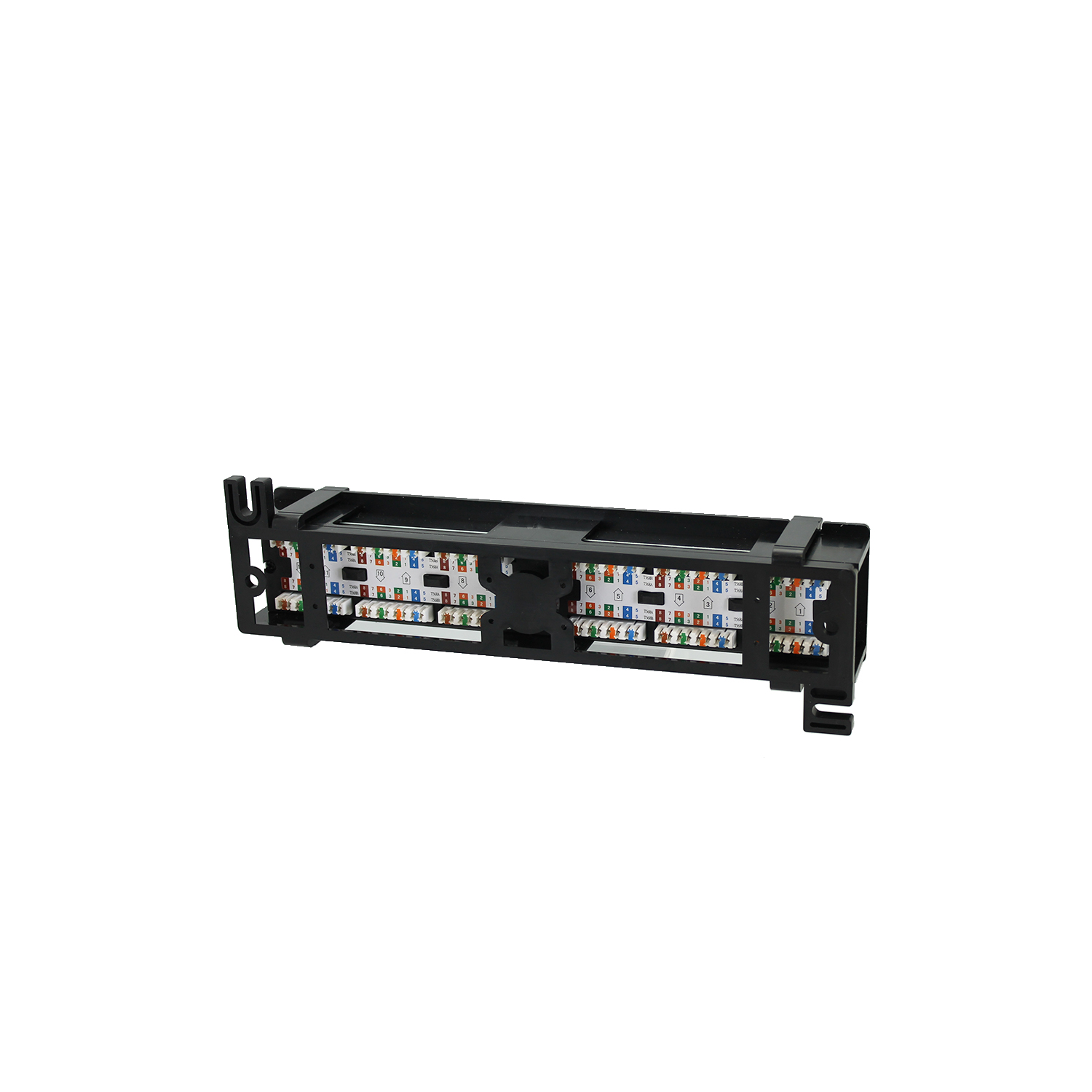 12 Port Cat6 Patch Panel - 1u