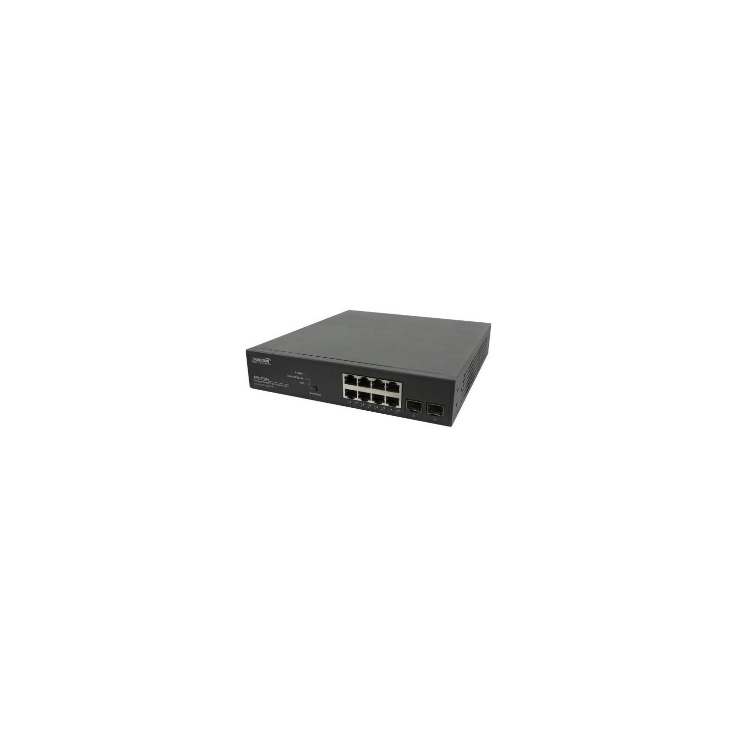 Transition Networks Smart Managed Poe+ Switch - 8 Network,
