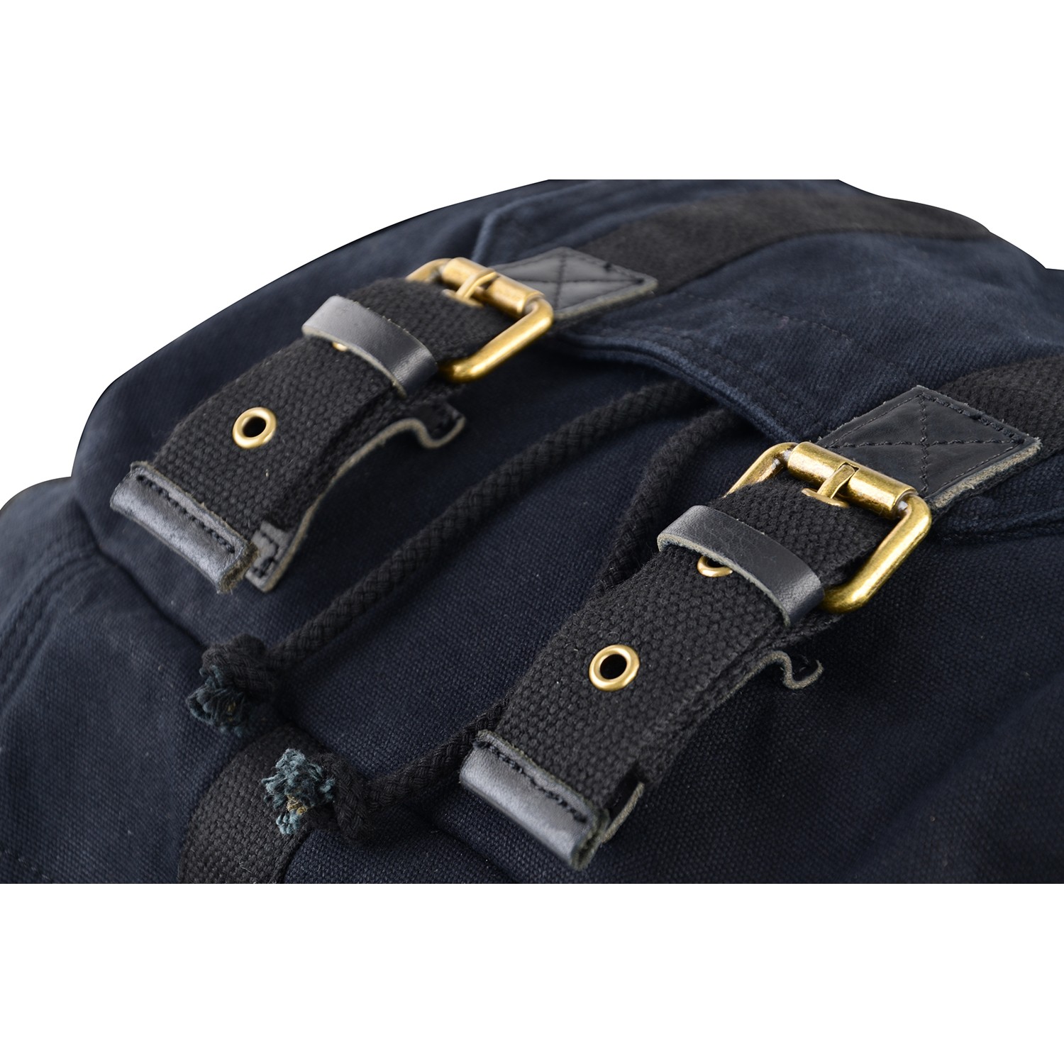 Sac à dos en toile de Gotium - Sac à dos unisexe décontracté Vintage, noir, moyen