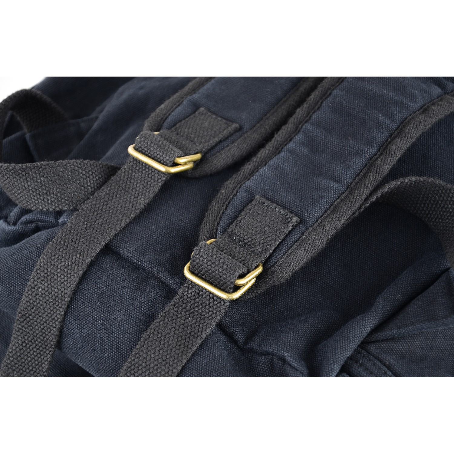 Sac à dos en toile de Gotium - Sac à dos unisexe décontracté Vintage, noir, moyen