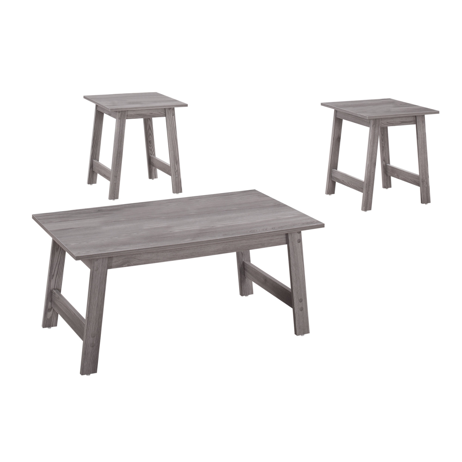 TABLE SET - 3PCS SET / GREY