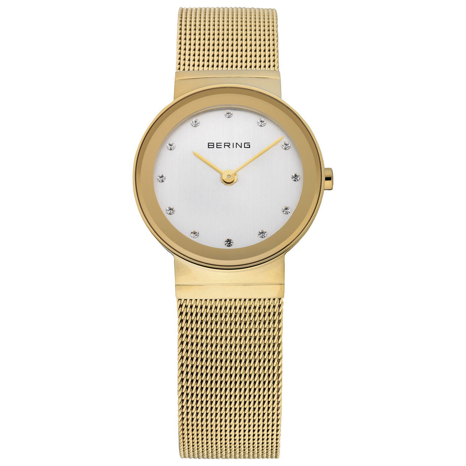 Montre décontractée analogique de 26 mm pour femmes Classic de BERING - Doré - Argenté