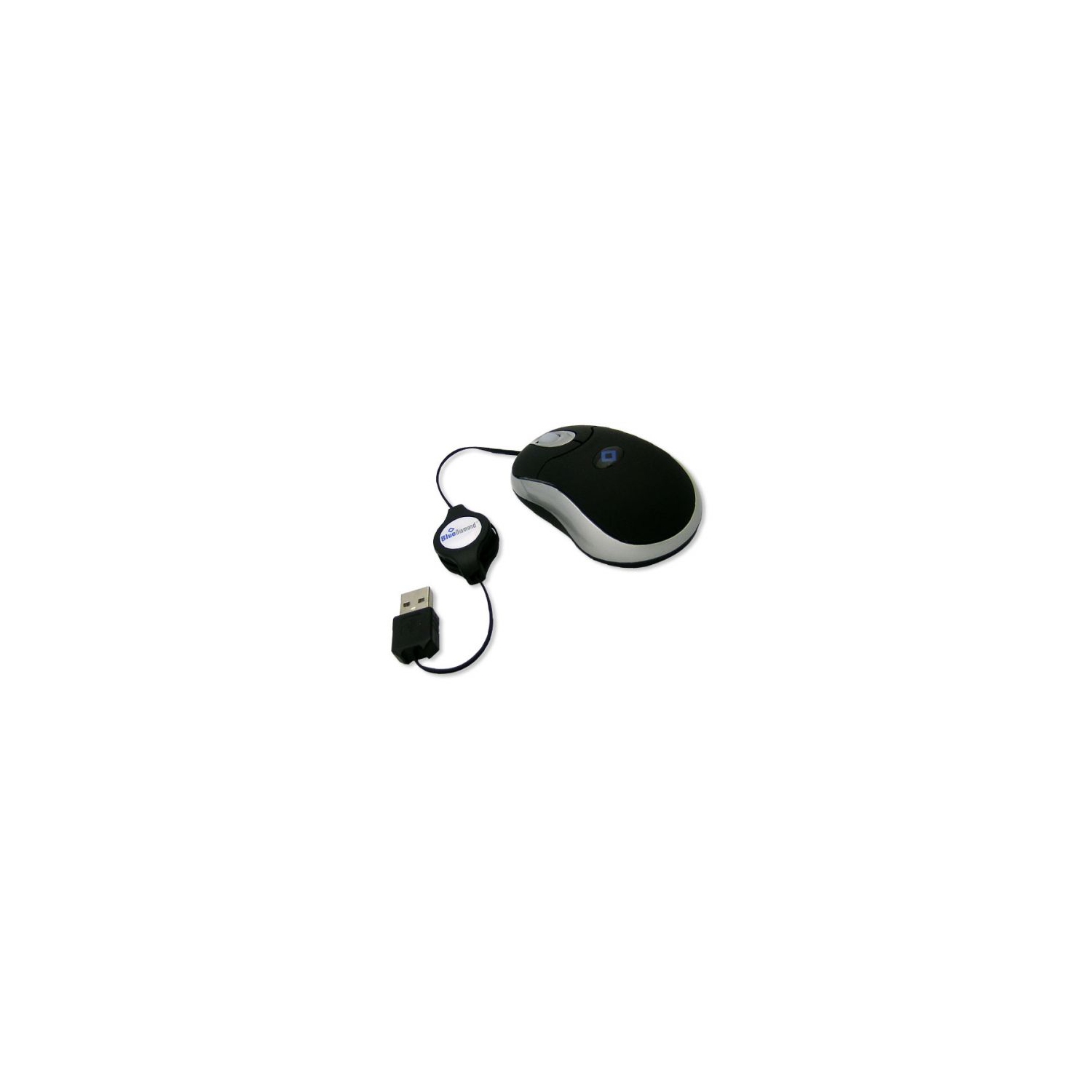 USB 2.0 Retractable Travel Mouse