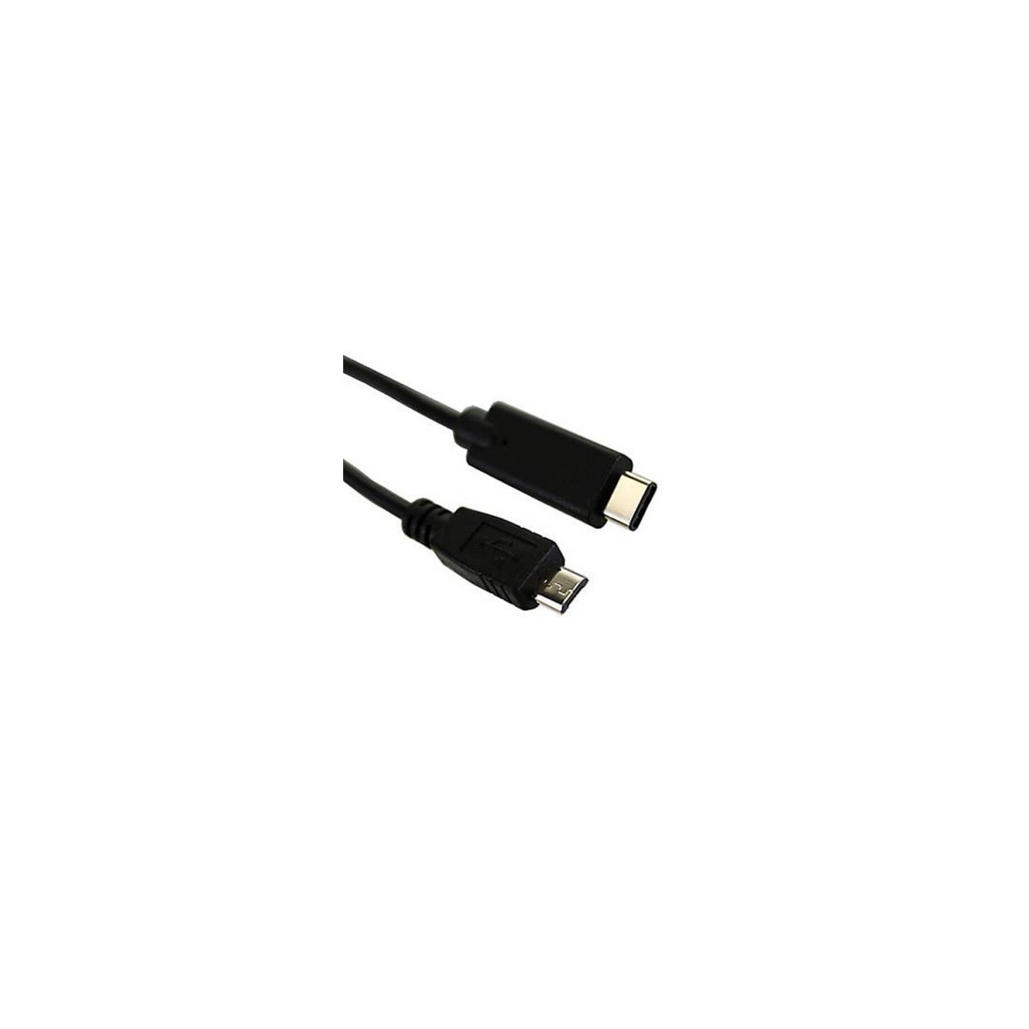 USB 2.0 C Male to Micro 5 Pin Male, 3ft