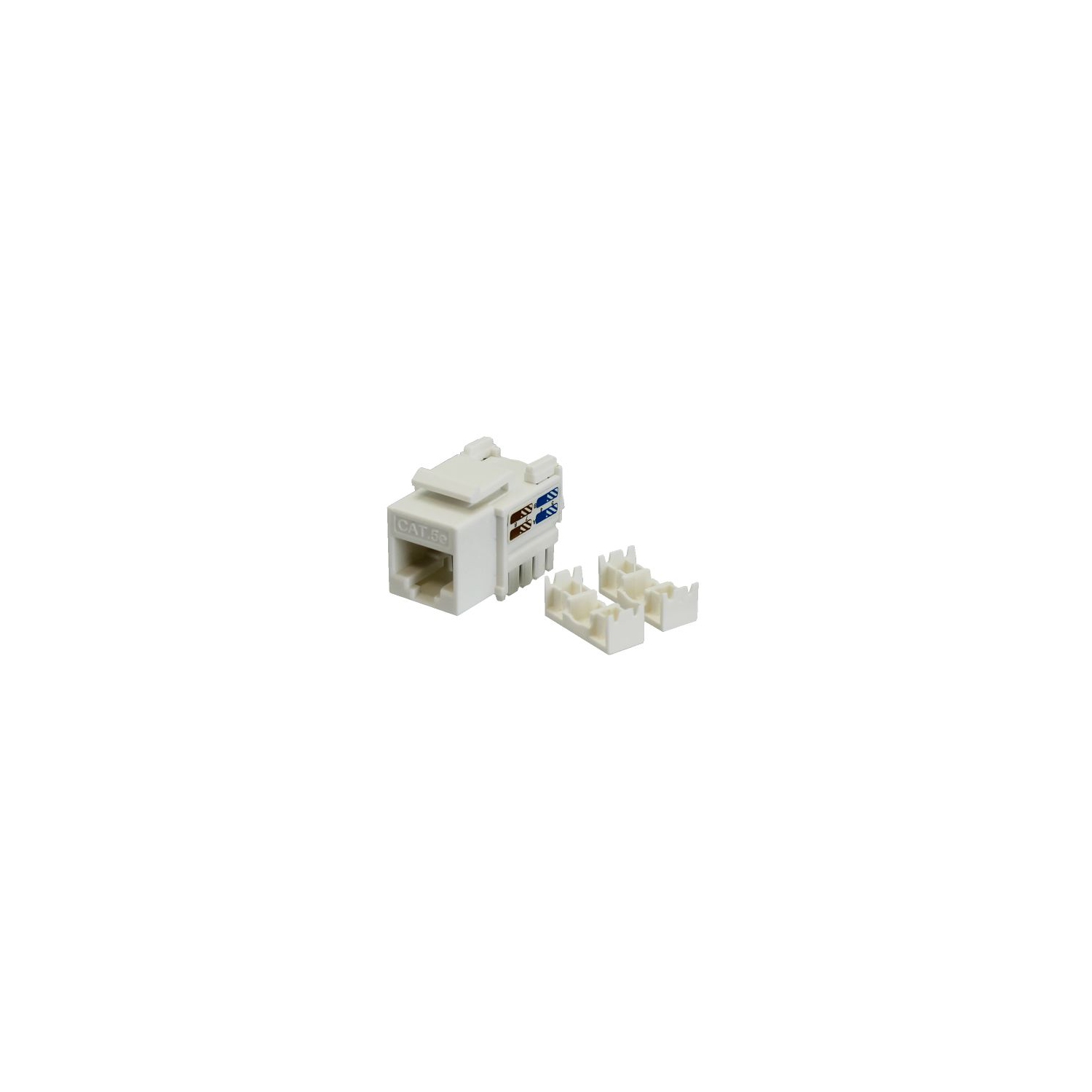 Cat5e RJ45 Keystone Jack - White