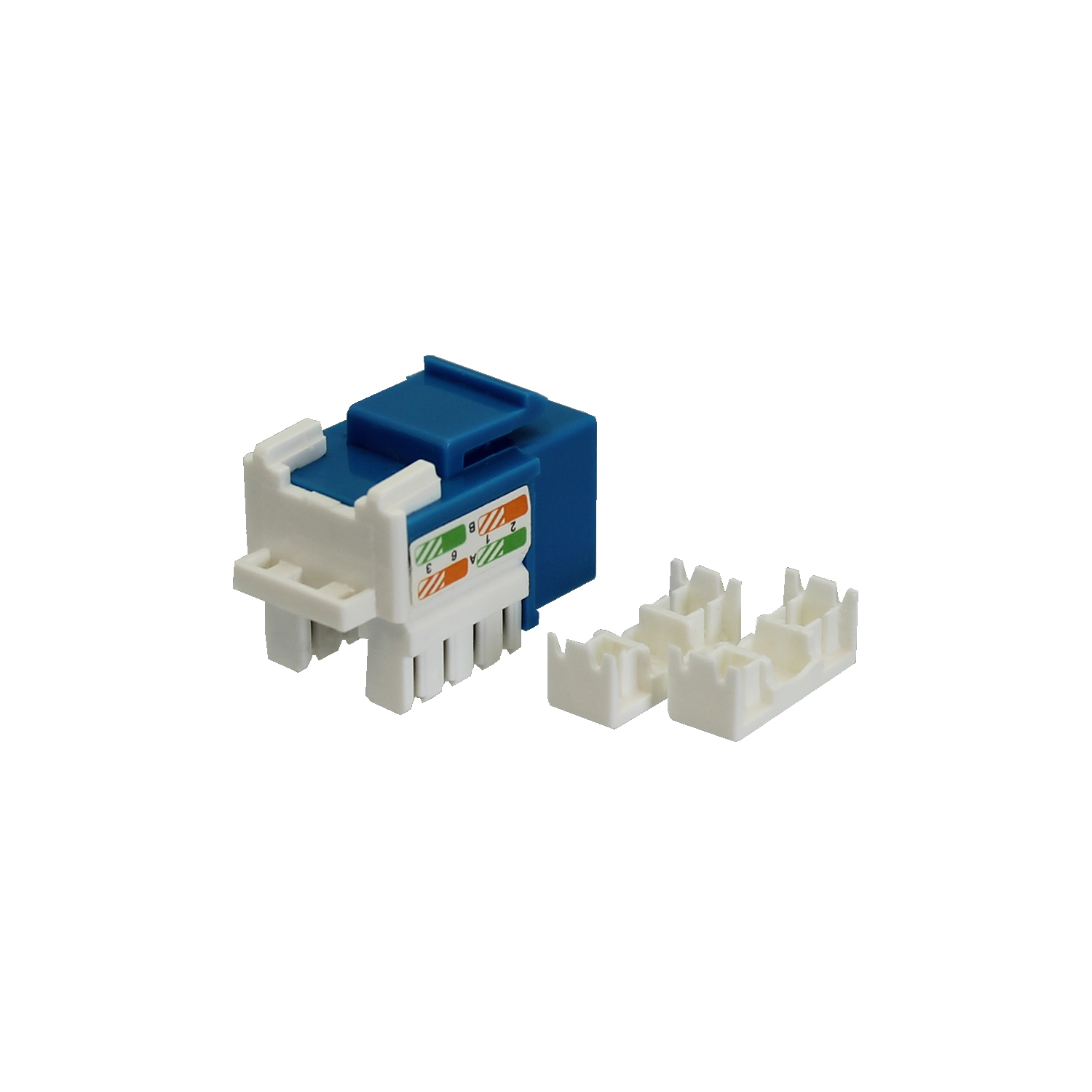 Cat6 RJ45 Keystone Jack - Blue