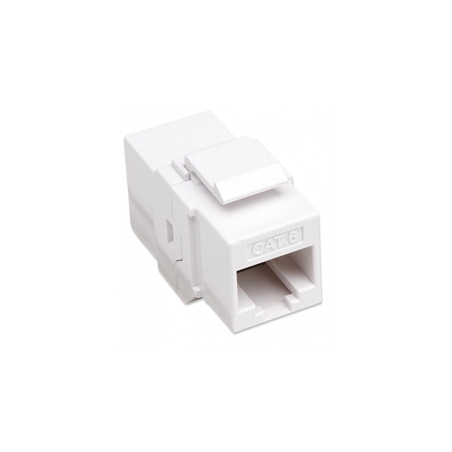 Cat6 Inline Coupler Keystone - White