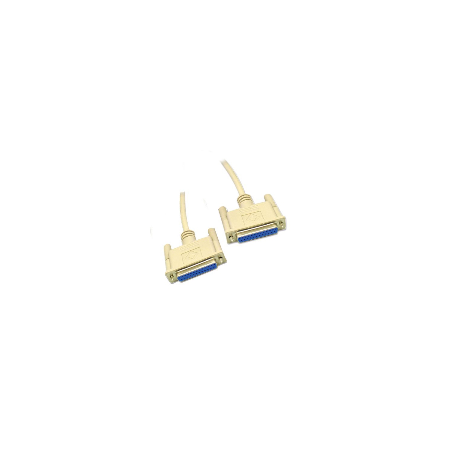 Câble null modem DB25 - 10 pi