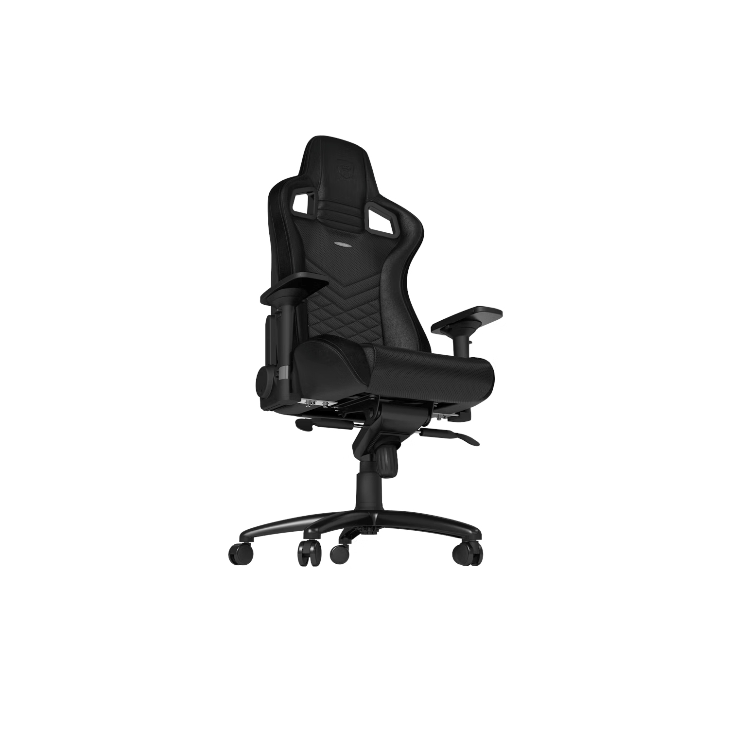 noblechairs EPIC Premium Gaming and Office Chair - Superior Ergonomics, Genuine Real Leather Upholstery, Supports up to 150 kg, Black