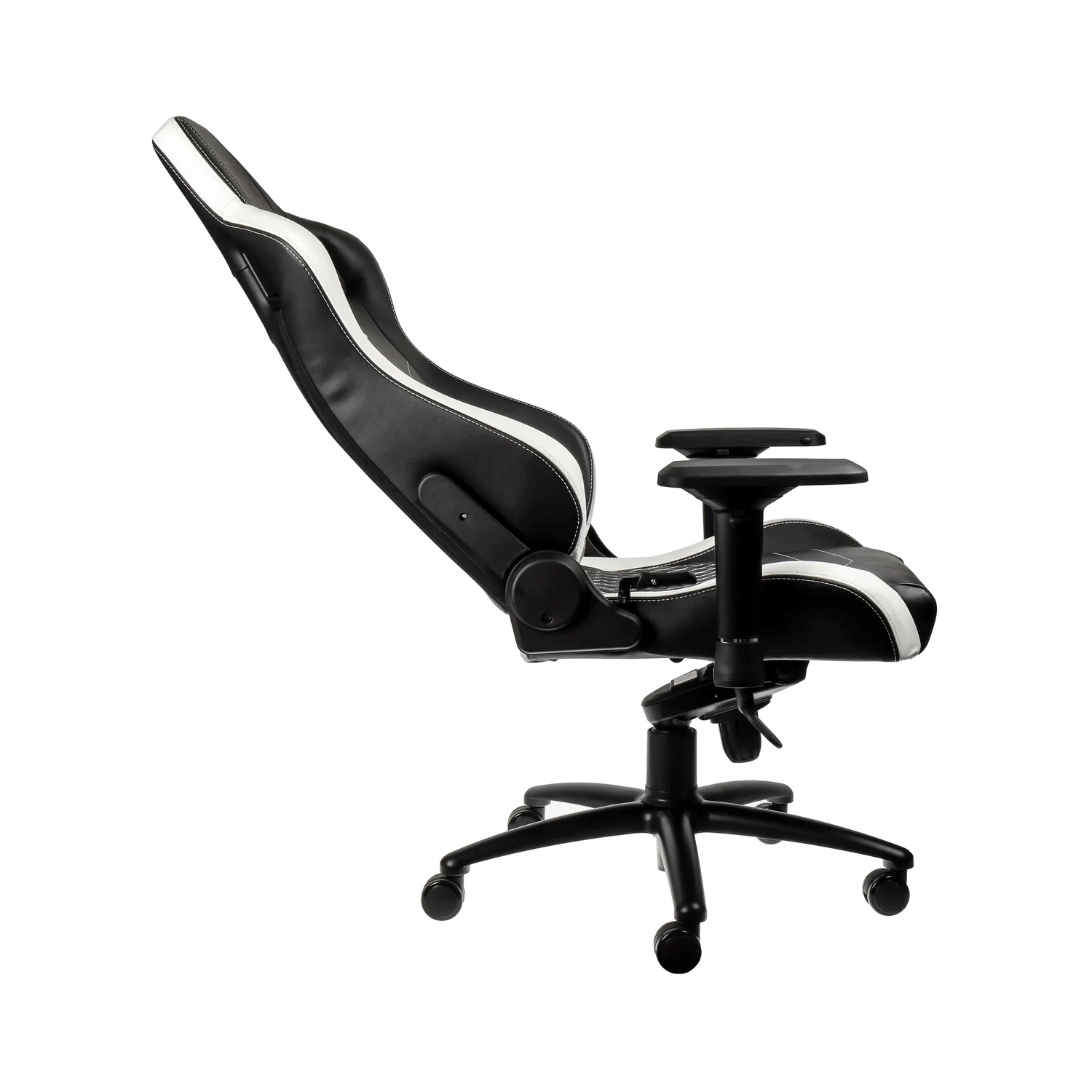 noblechairs EPIC Premium Gaming and Office Chair - Superior Ergonomics, Genuine Real Leather Upholstery, Supports up to 150 kg, Black/Red/White
