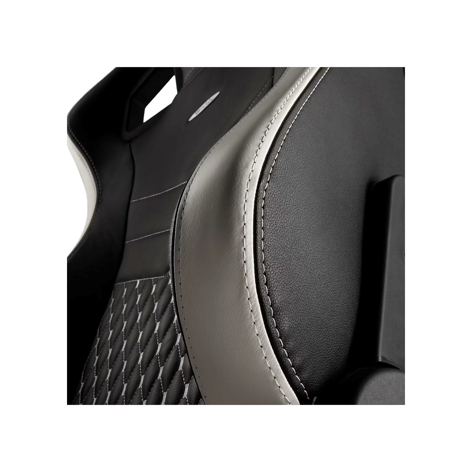 noblechairs EPIC Premium Gaming and Office Chair - Superior Ergonomics, Genuine Real Leather Upholstery, Supports up to 150 kg, Black/Red/White