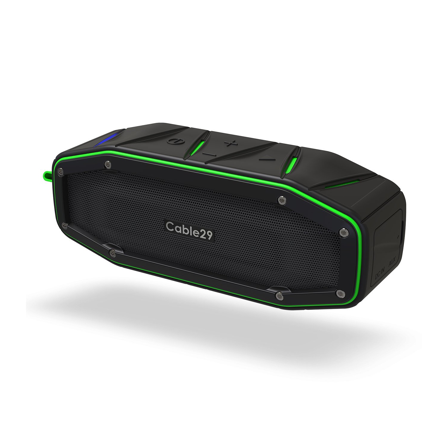 Bluetooth Speaker With Portable & Rugged Design by Cable29 (Green)