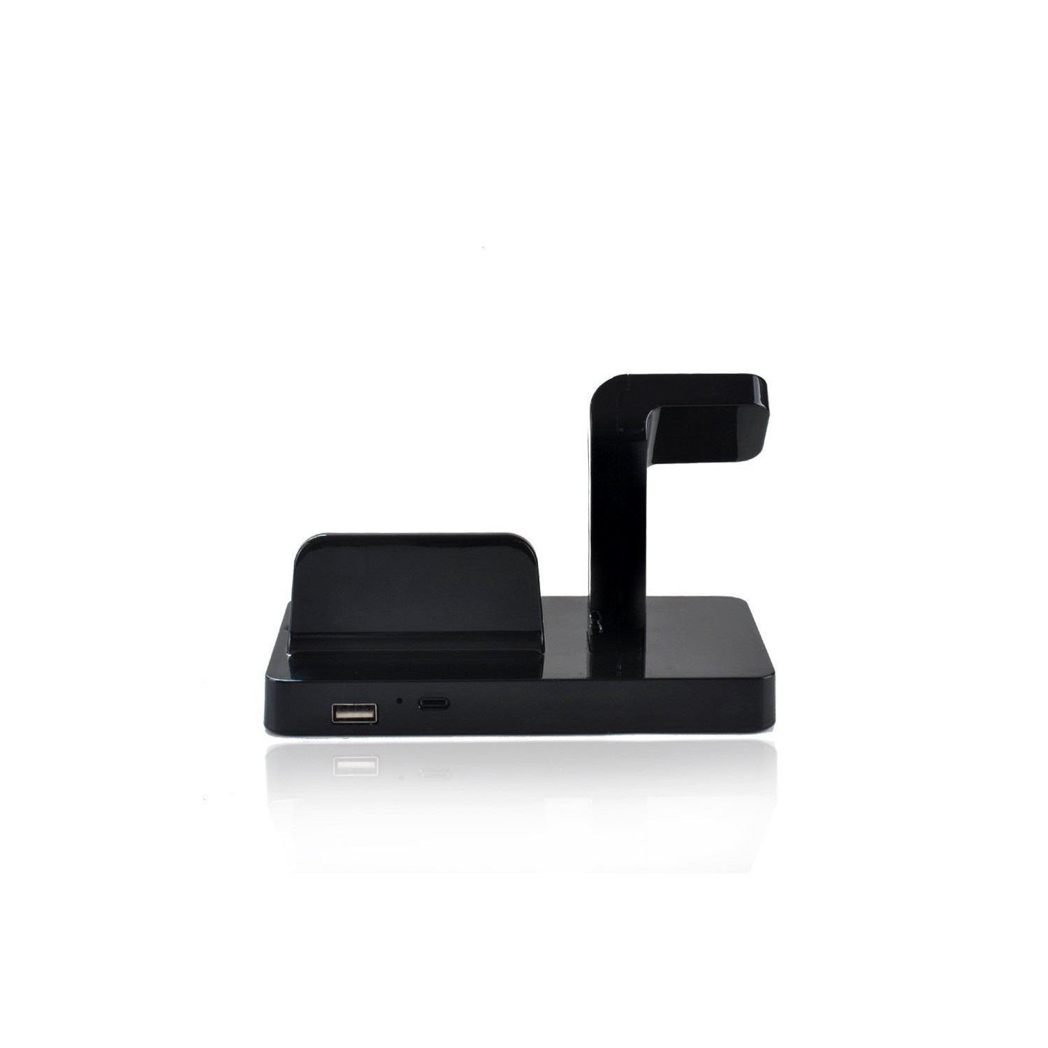 Station de recharge rapide 2-en-1 pour iPhone 14/13/12/11/10/SE pour Apple Watch 9/8/7/6/SE/5/4/3/2 Support/socle Ultra