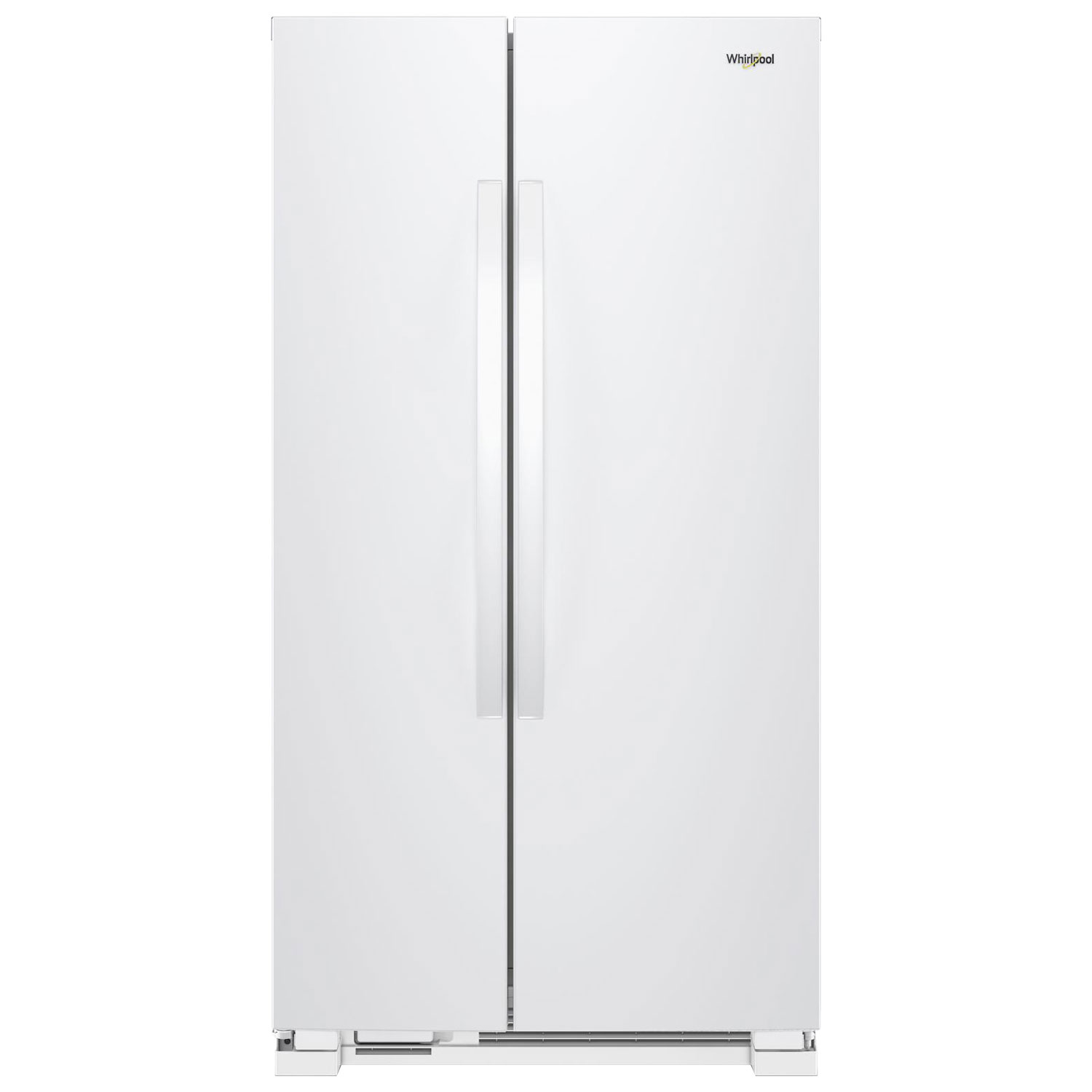 Whirlpool 33" 21.7 Cu. Ft. Side-By-Side Refrigerator with LED Lighting - White