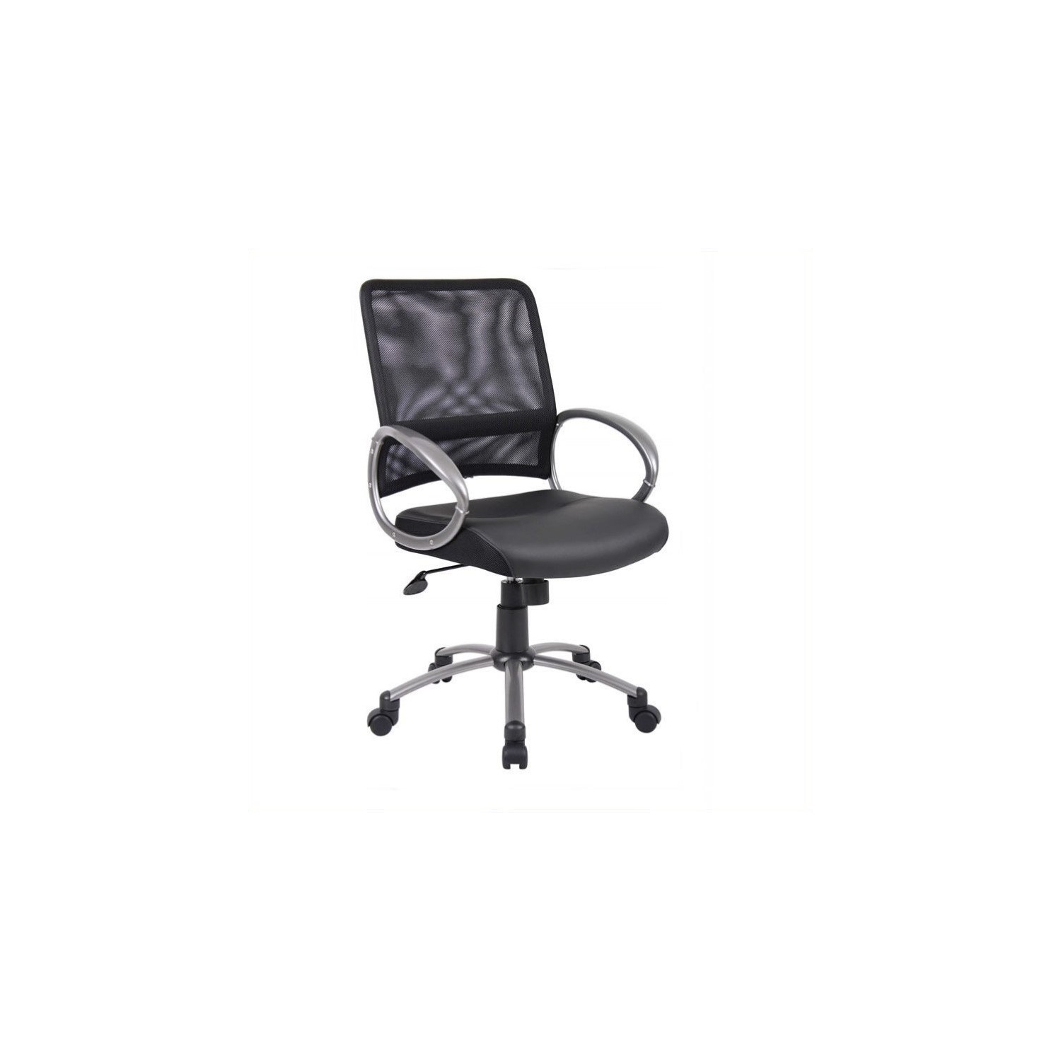 Boss Office Products – Chaise de bureau en mailles, noir