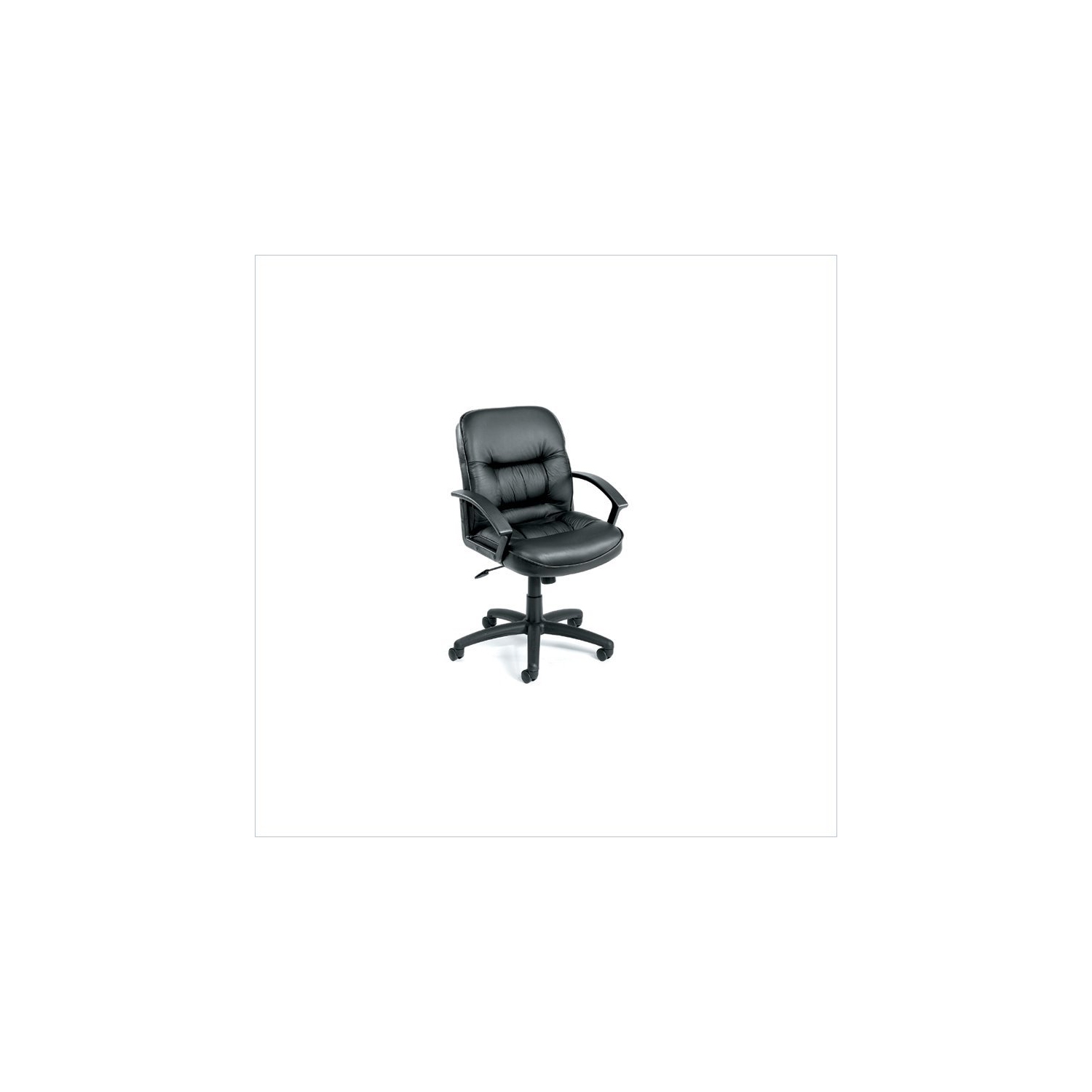 Boss Office Products Mid-Back Ergonomic Manager's Leather Chair