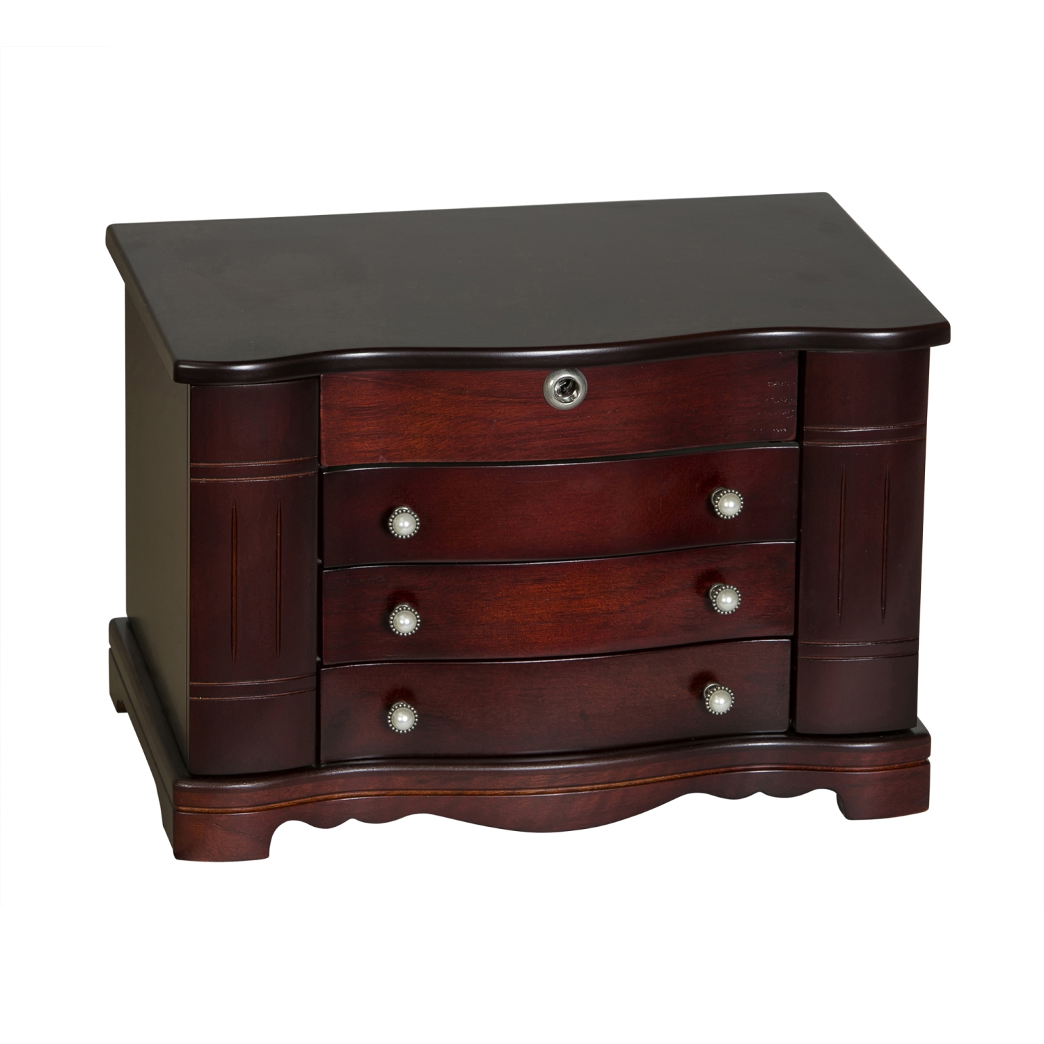 Mele Rita Jewelry Box in Mahogany