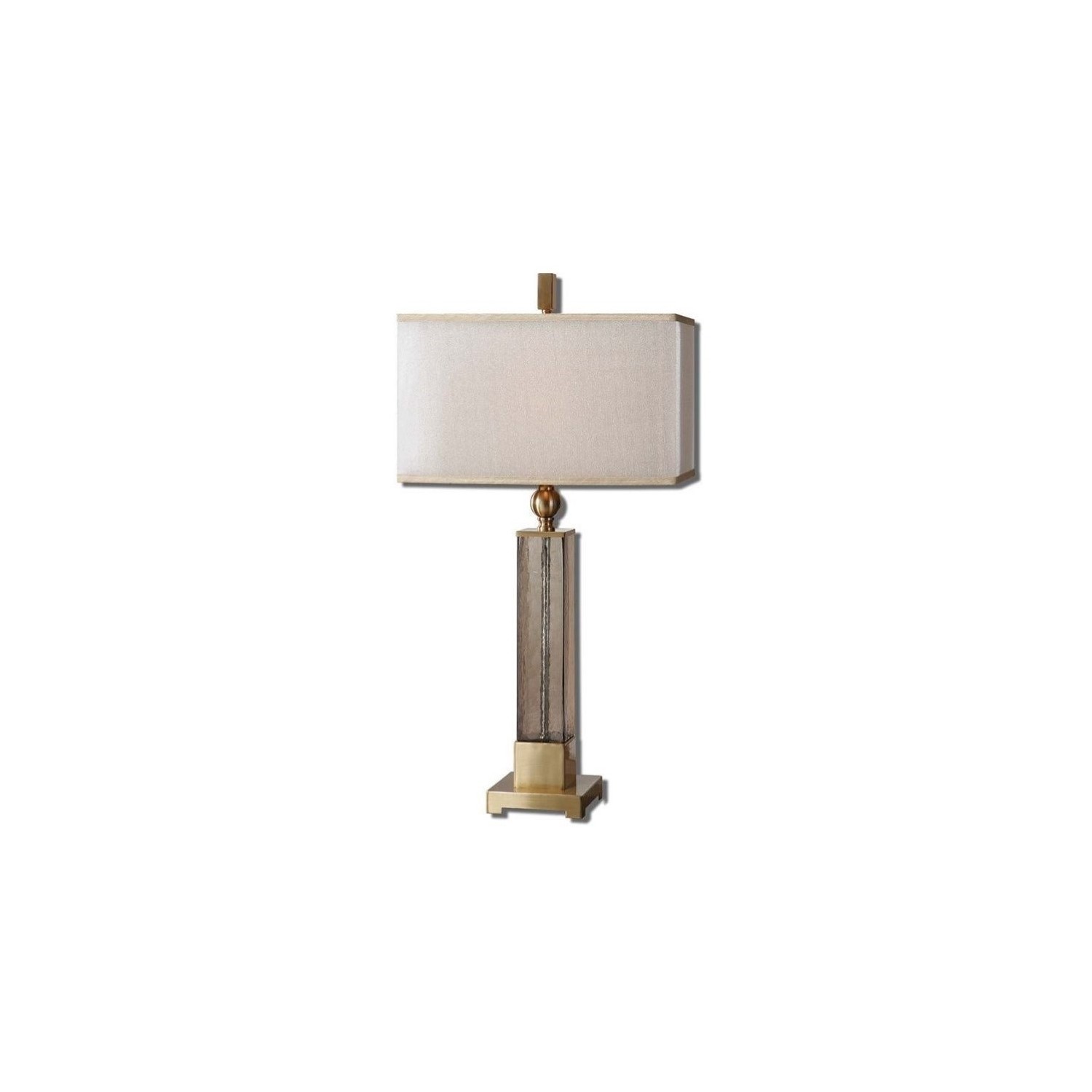Uttermost Caecilia Amber Glass Table Lamp