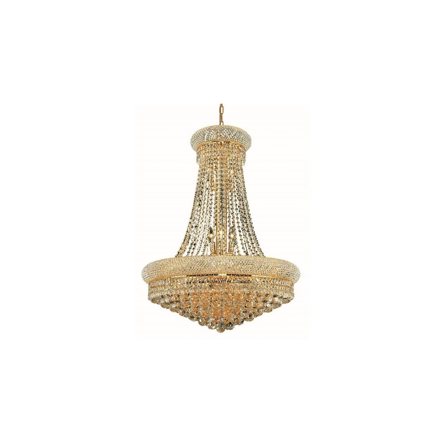Elegant Lighting Primo 28" 14 Light Royal Crystal Chandelier