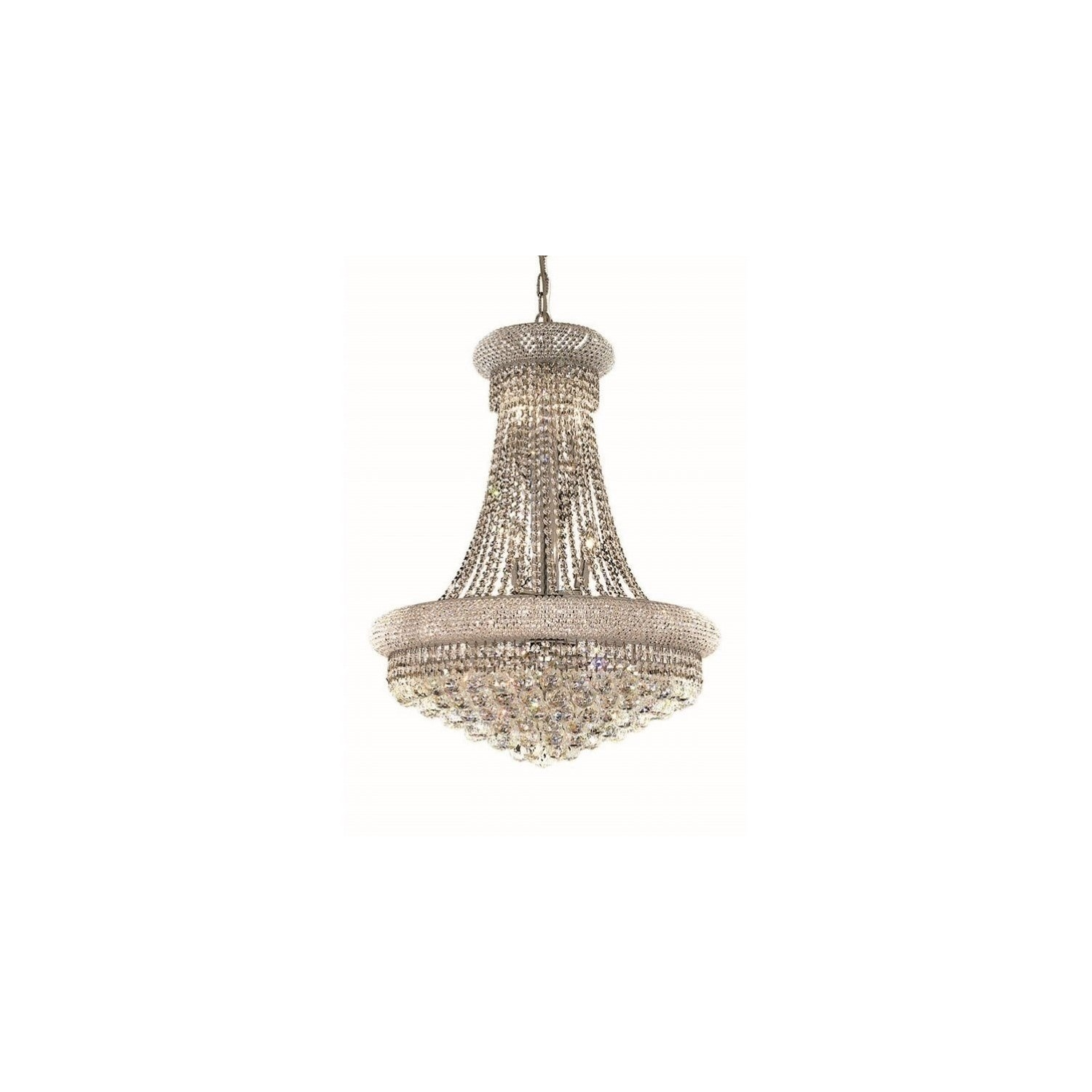 Elegant Lighting Primo 24" 14 Light Royal Crystal Chandelier