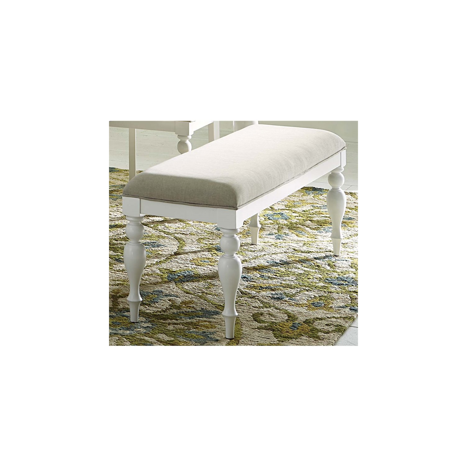 Banc de salle à manger Liberty Furniture Summer House I, blanc huître