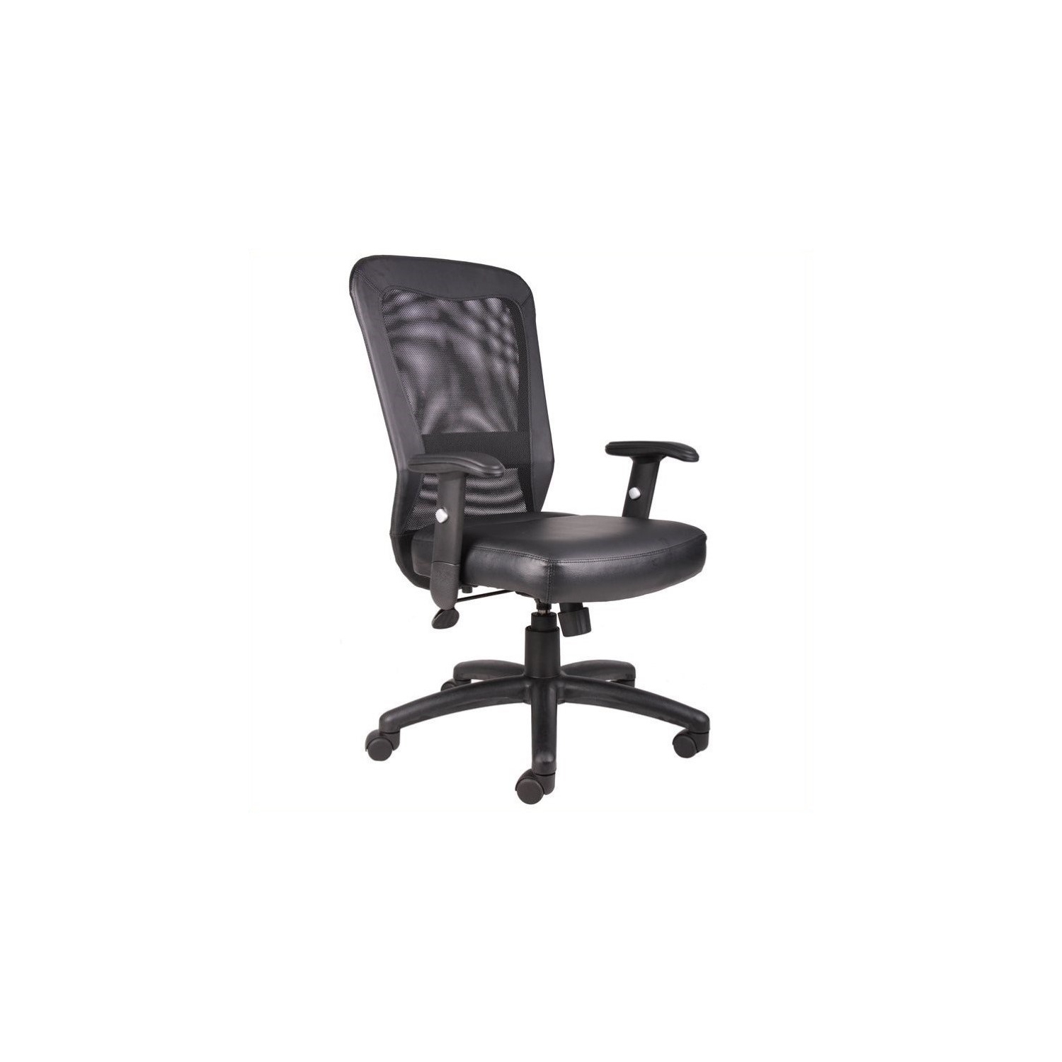 Boss Office Products Ventilation Web Mesh Back Task Office Chair in Black