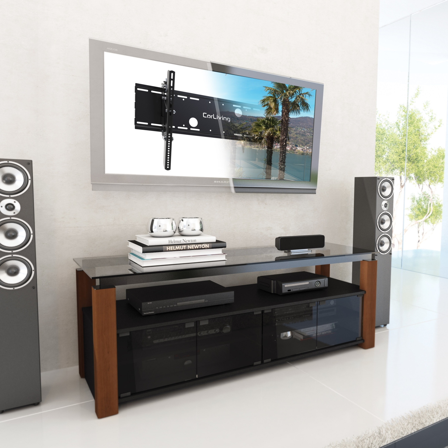 Support mural inclinable pour téléviseurs de 40 à 100 pouces