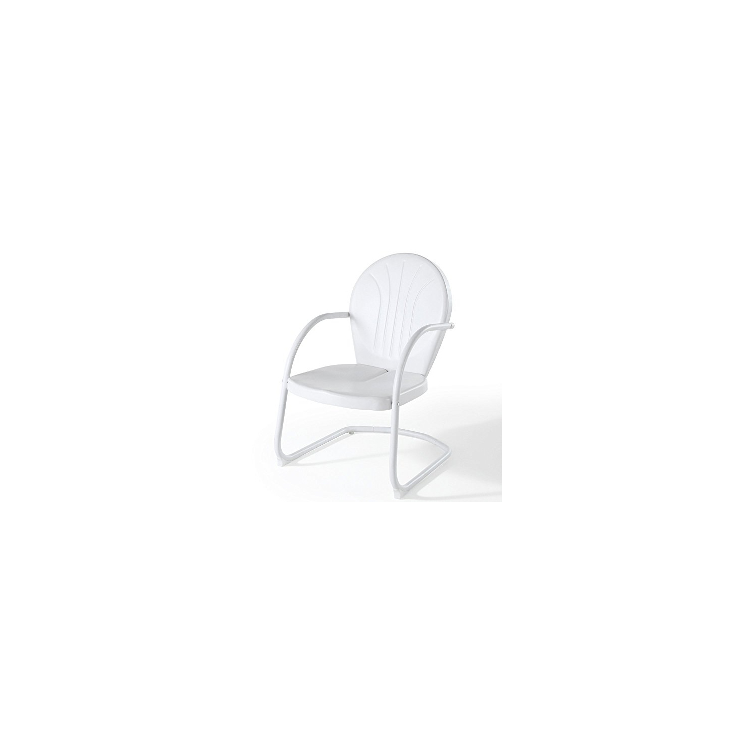 Crosley – Ensemble de patio de 3 pièces en métal Griffith, blanc