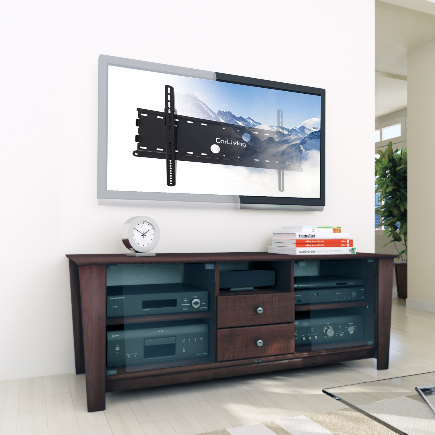 Support mural fixe pour téléviseurs de 40 à 100 po