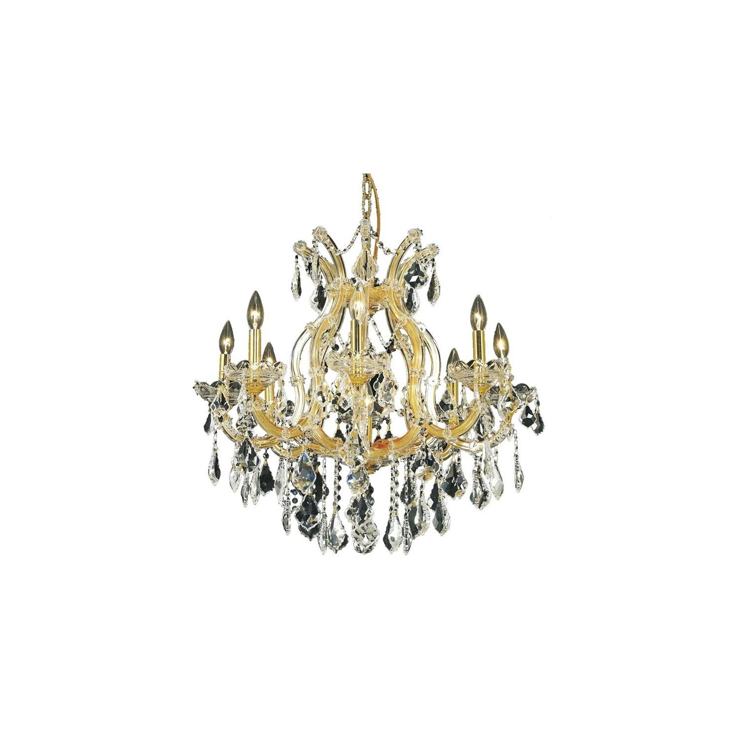 Elegant Lighting Maria Theresa 26" 9 Light Royal Crystal Chandelier