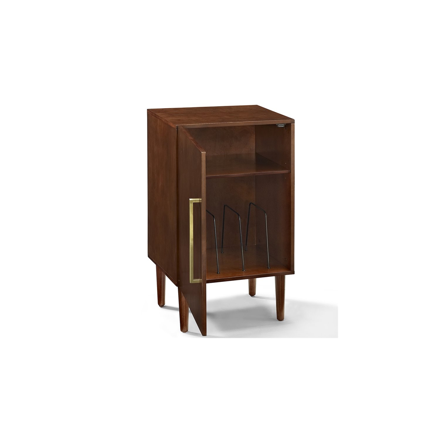 Crosley Everett Record Player Stand in Mahogany