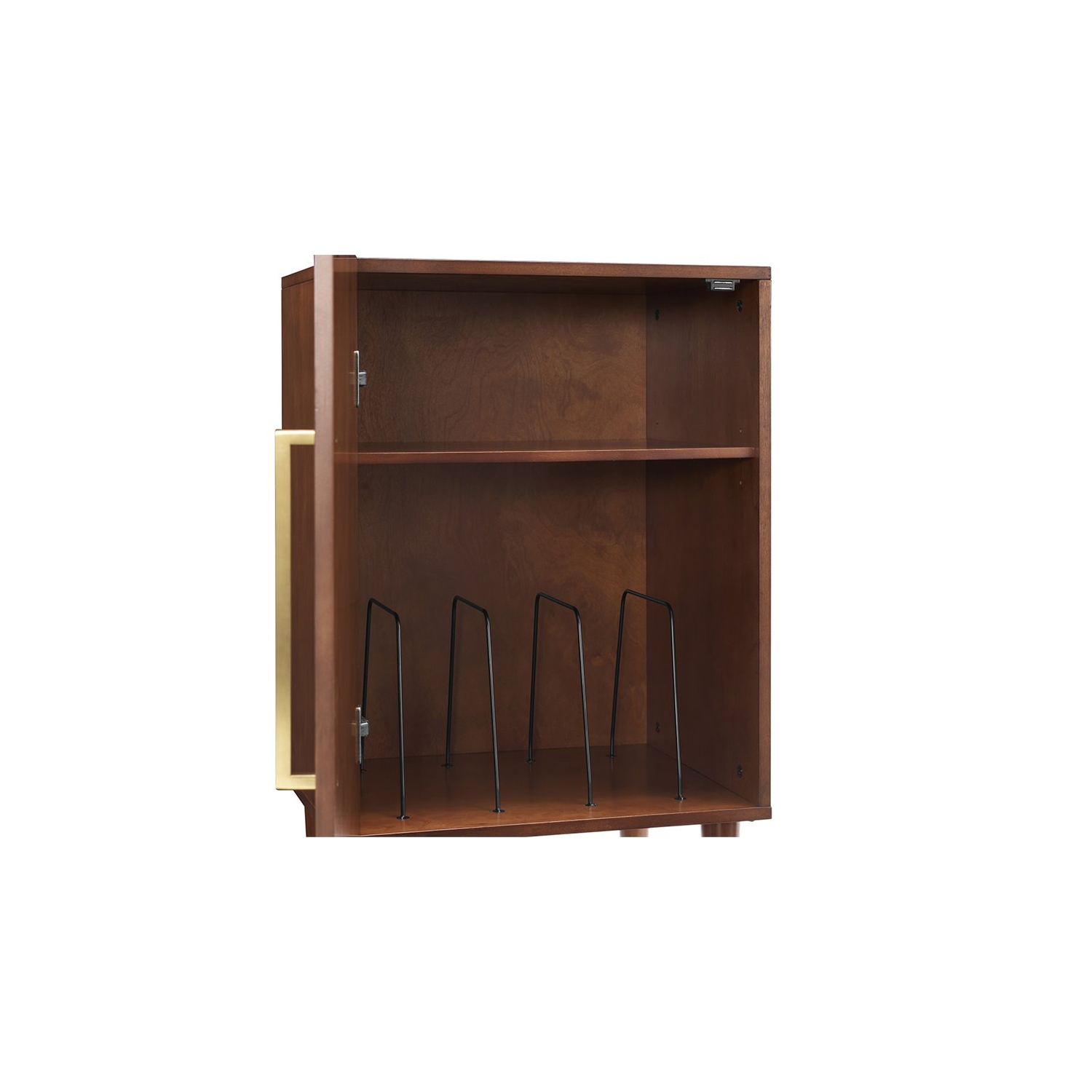 Crosley Everett Record Player Stand in Mahogany
