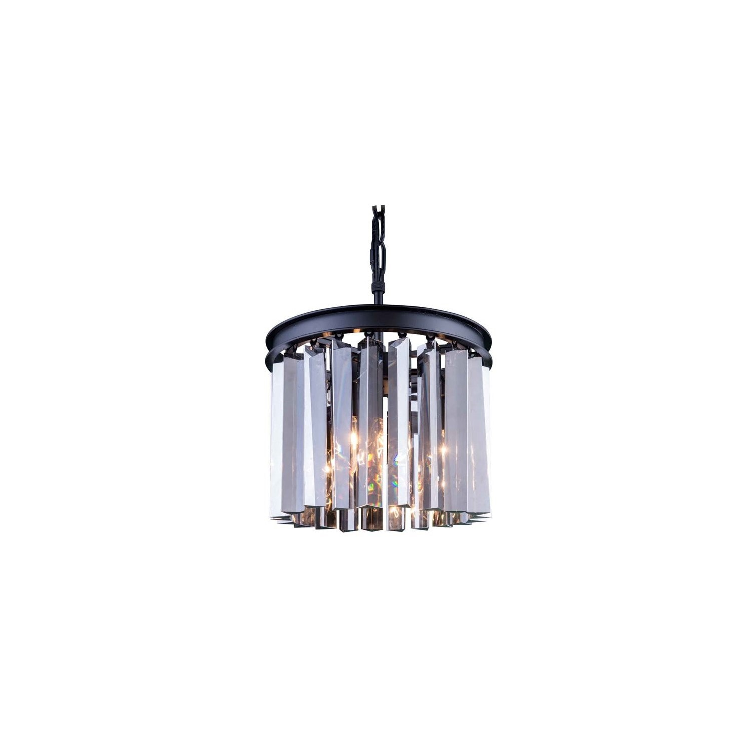 Elegant Lighting Sydney 12" 3 Light Royal Crystal Chandelier