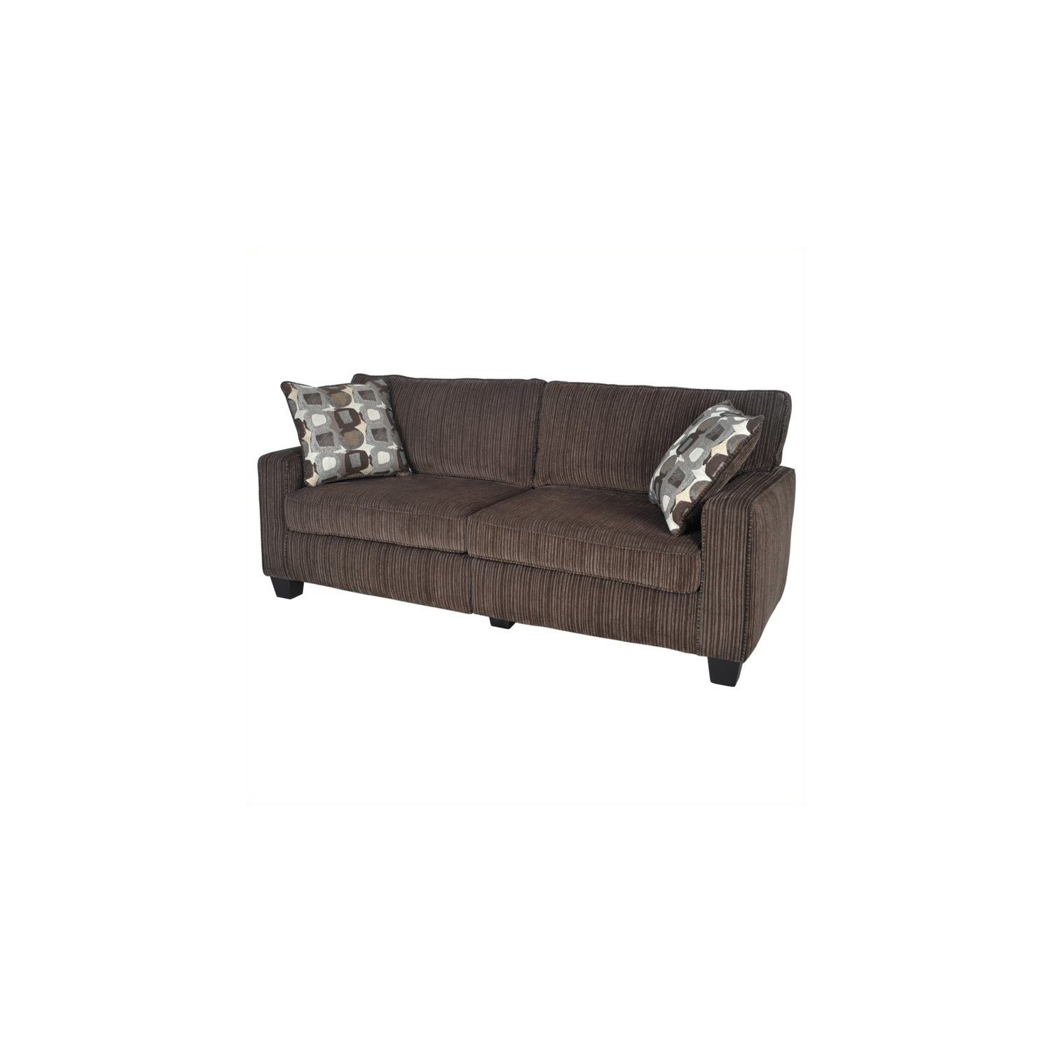 Serta At Home Symmetrical Loveseat Sofas - Brown