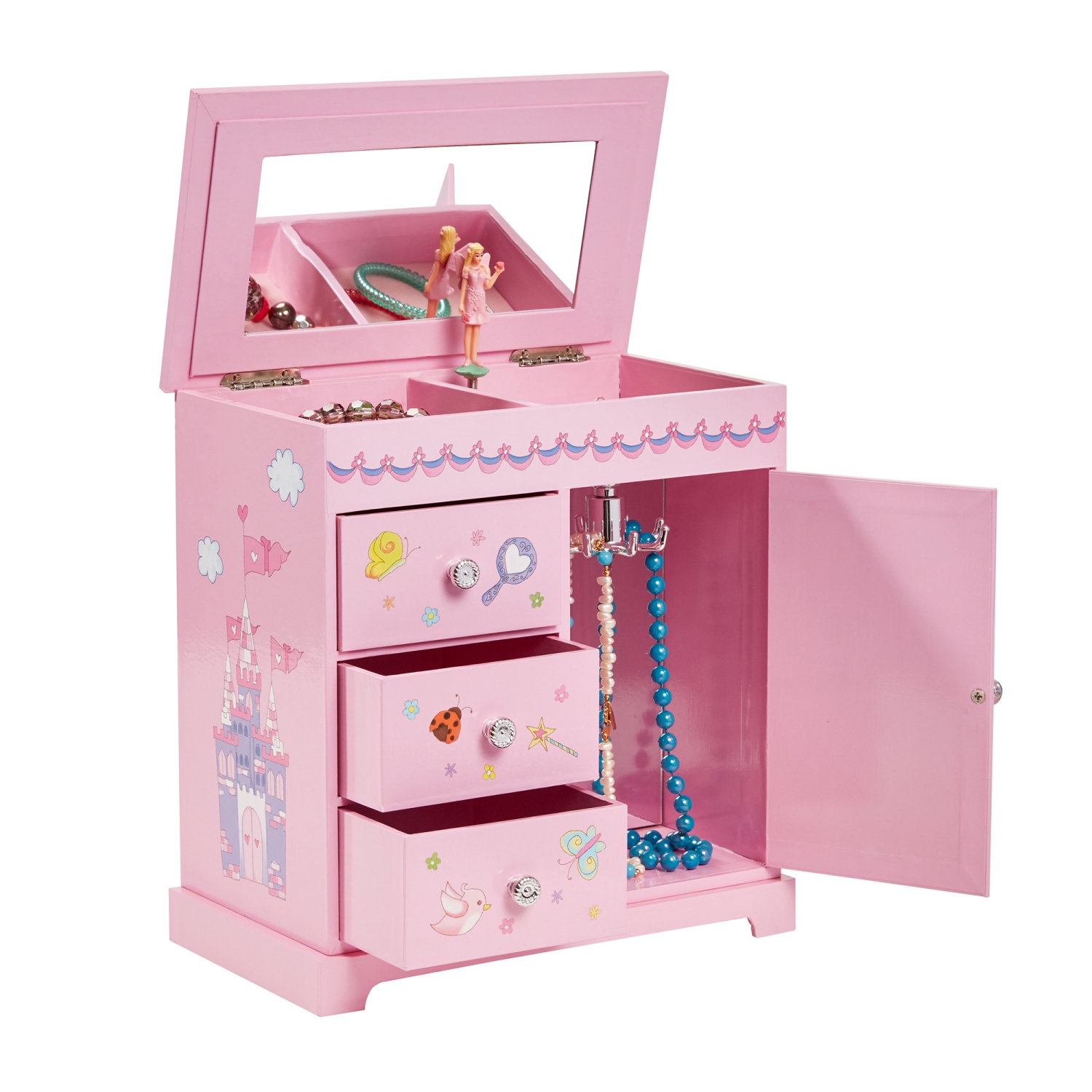 Mele Krista Girl's Musical Ballerina Jewelry Box