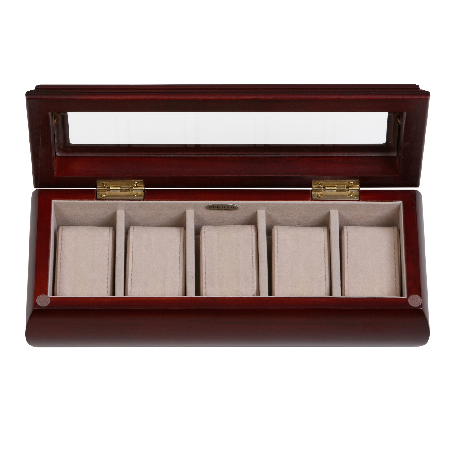 Mele Emery Watch Box in Cherry